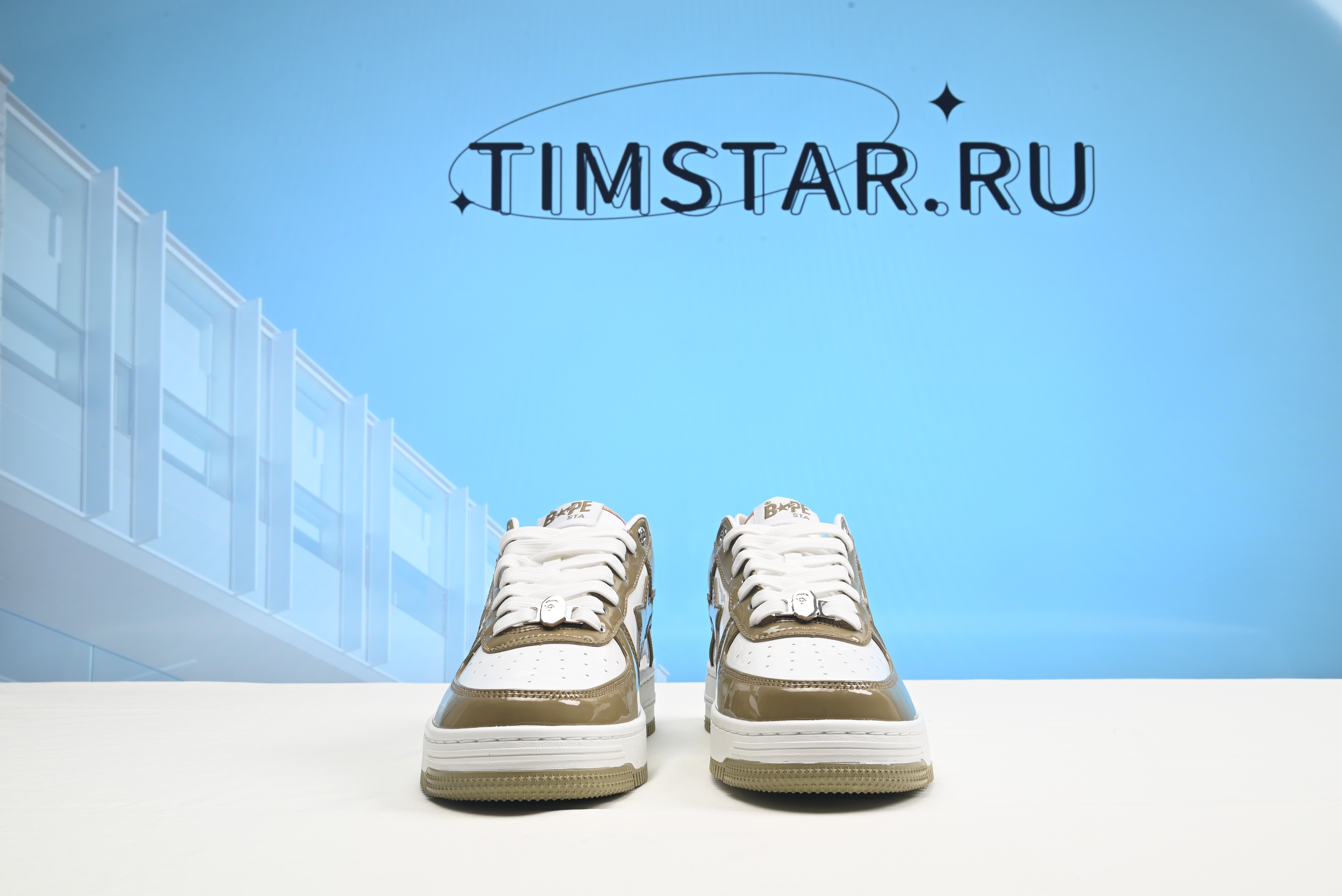 A Bathing Ape Bape Sta Low white green