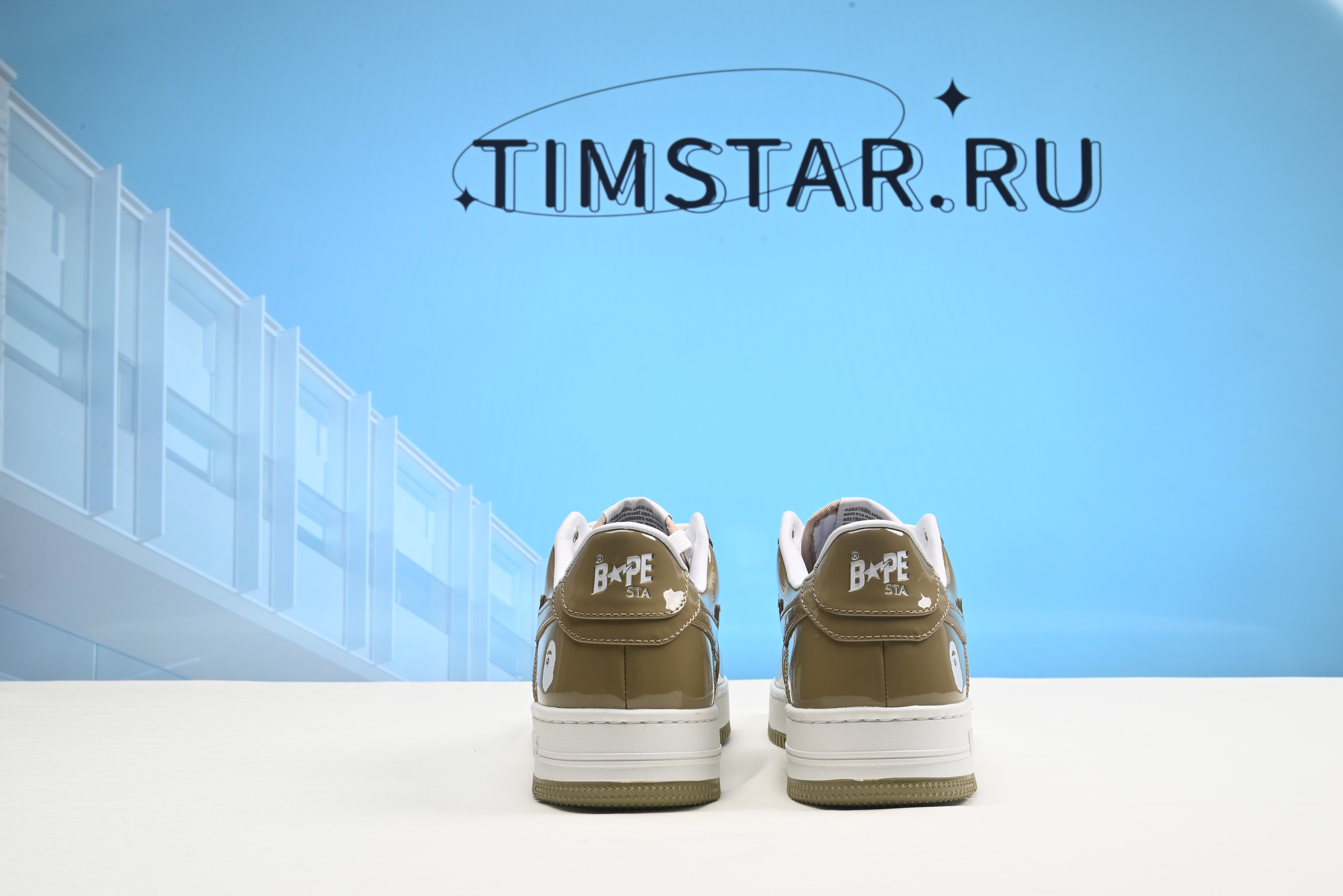 A Bathing Ape Bape Sta Low white green