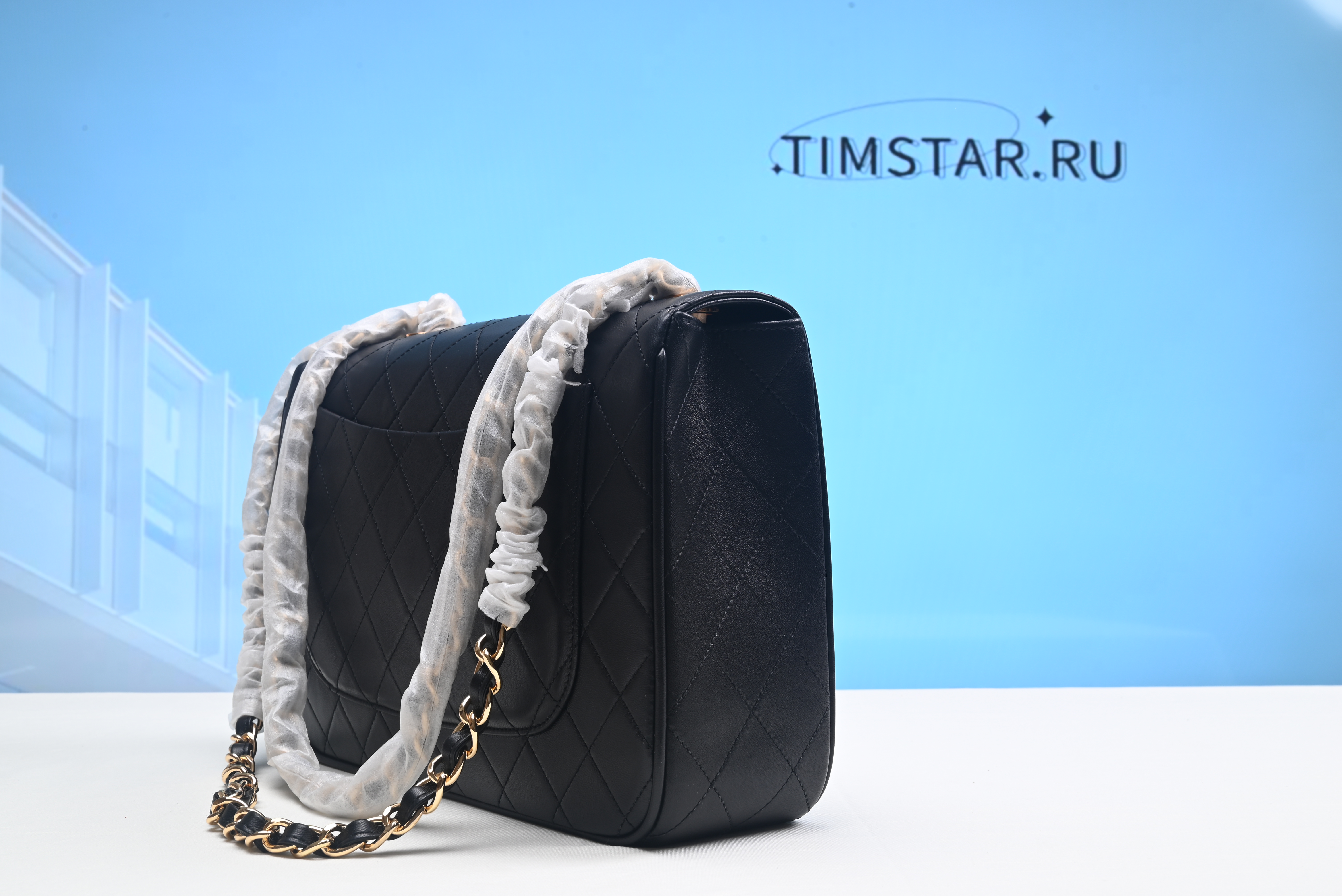 Channe1 Vintage Flap Bag 30cm