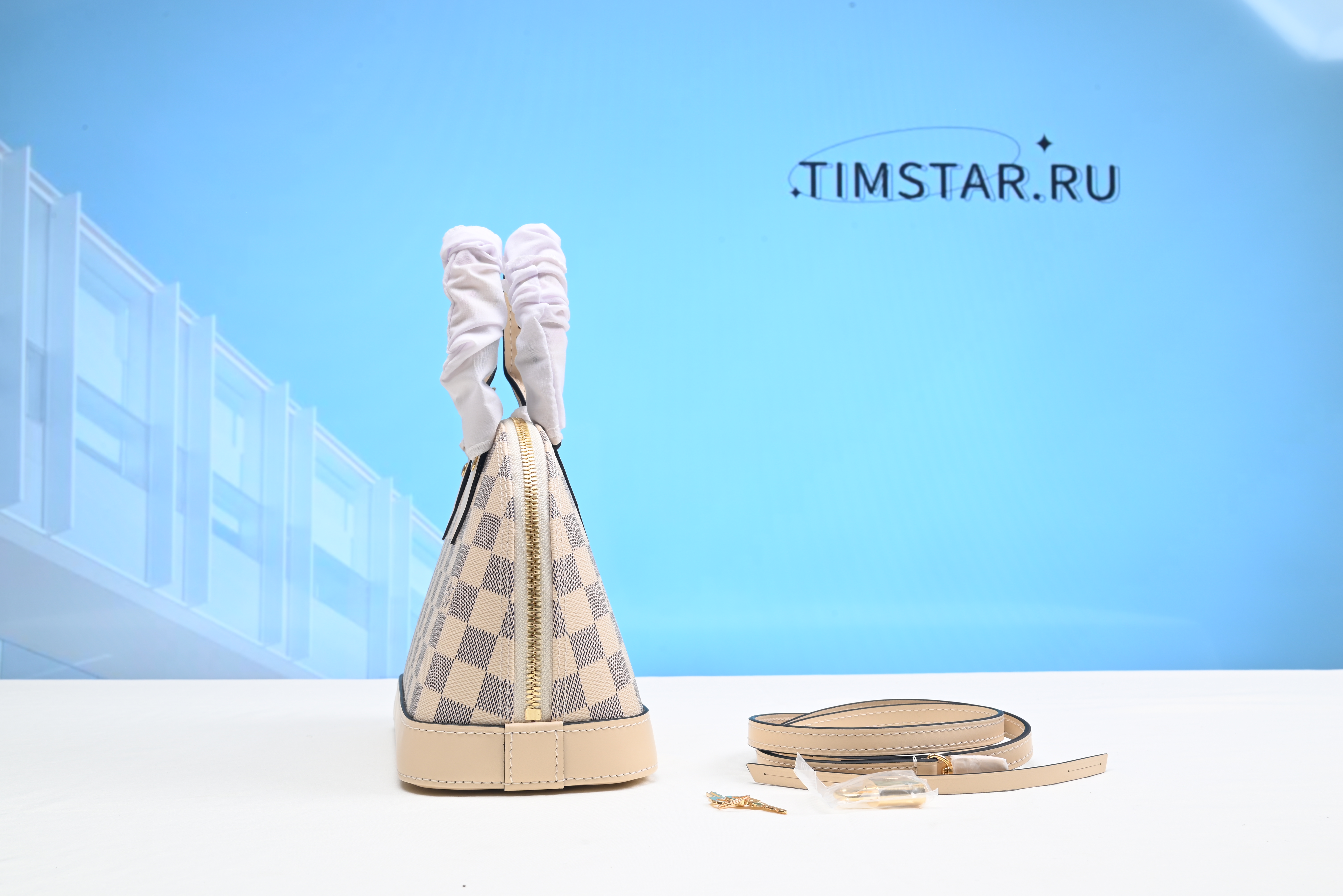 LsVttn Damier Azur Braided Alma BB N45294