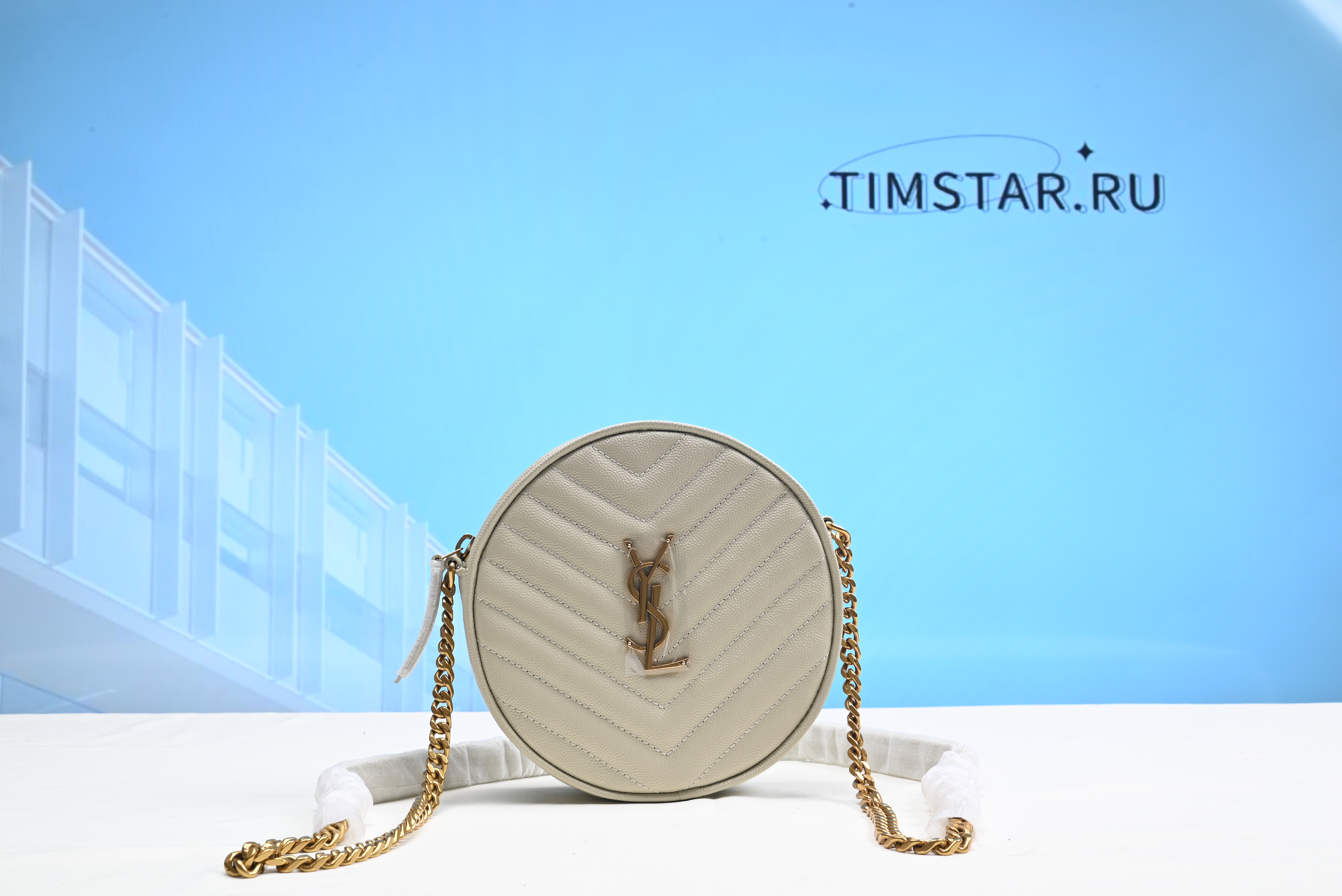 YSll Vinyle Round Camera Bag