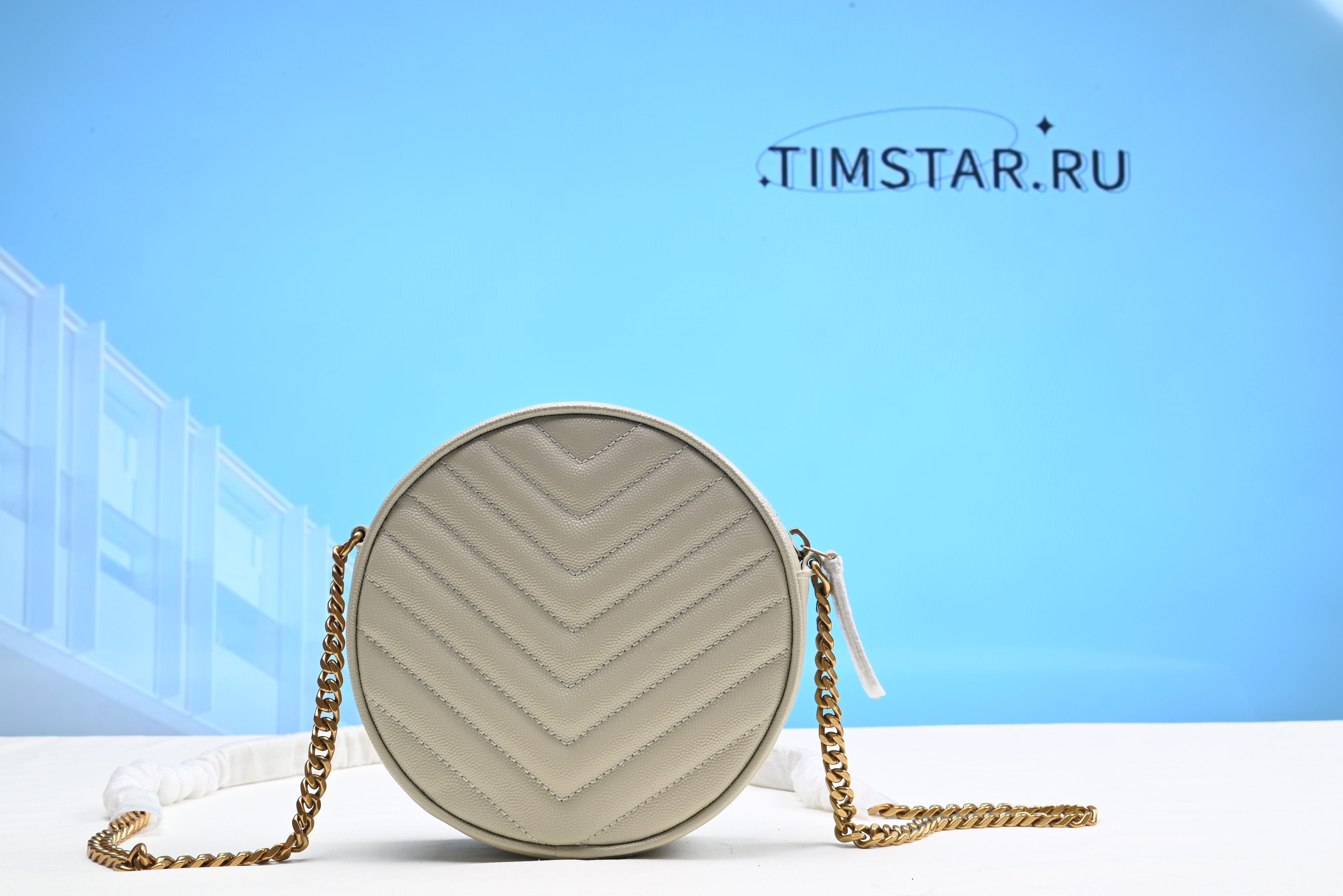 YSll Vinyle Round Camera Bag