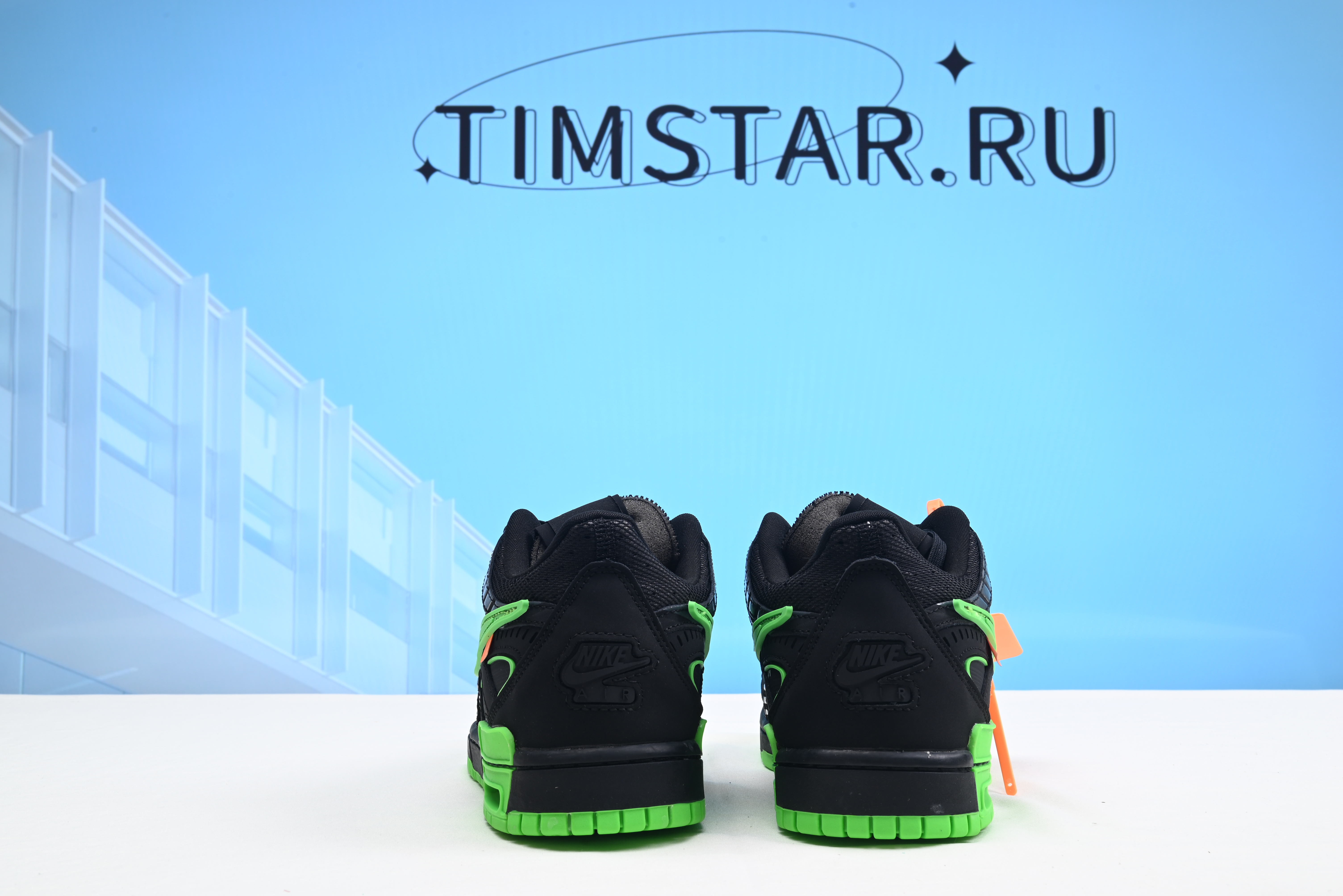 NIKE OFF-WHITE x Nike Air Rubber DunkGreen Strike CU6015-001