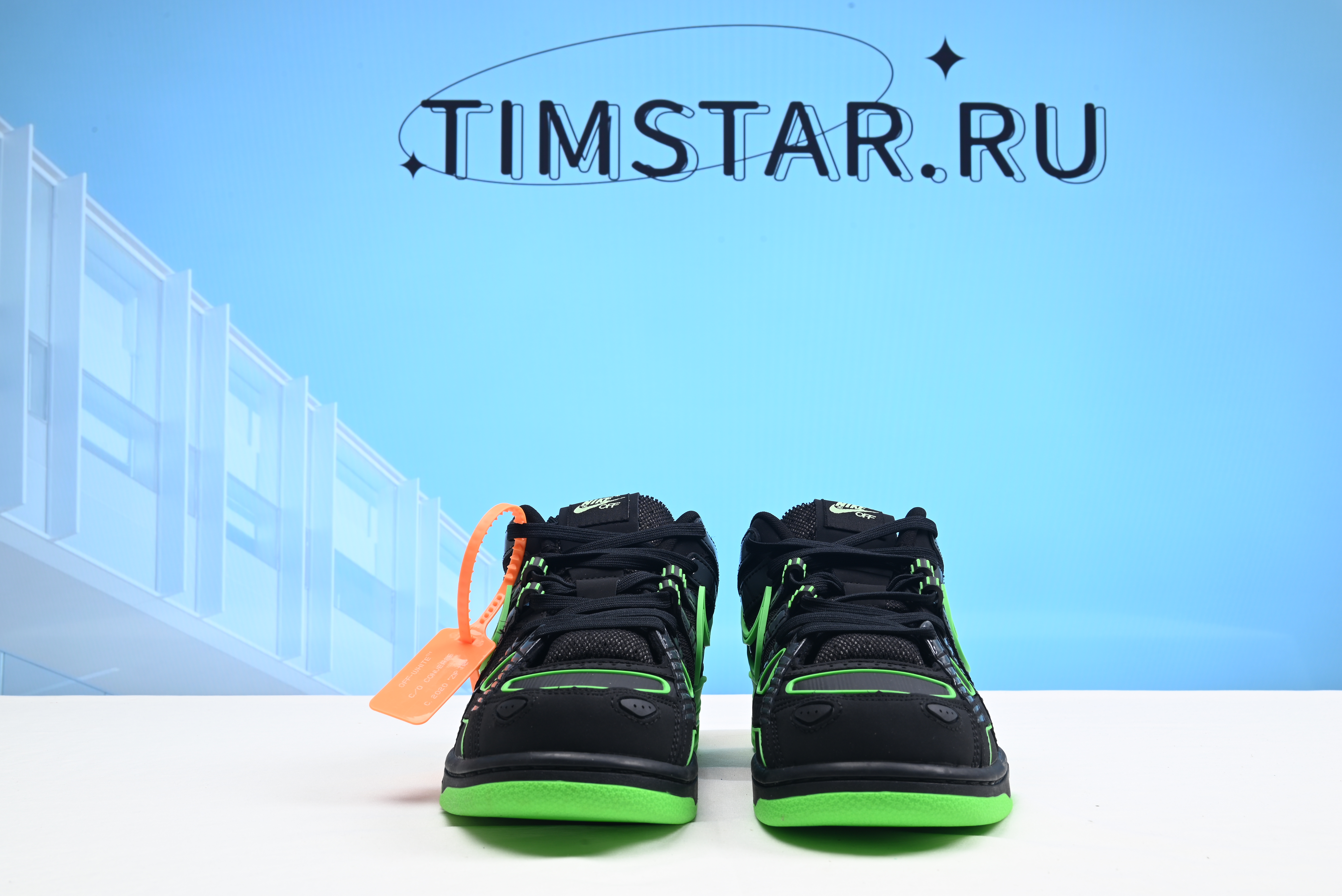 NIKE OFF-WHITE x Nike Air Rubber DunkGreen Strike CU6015-001