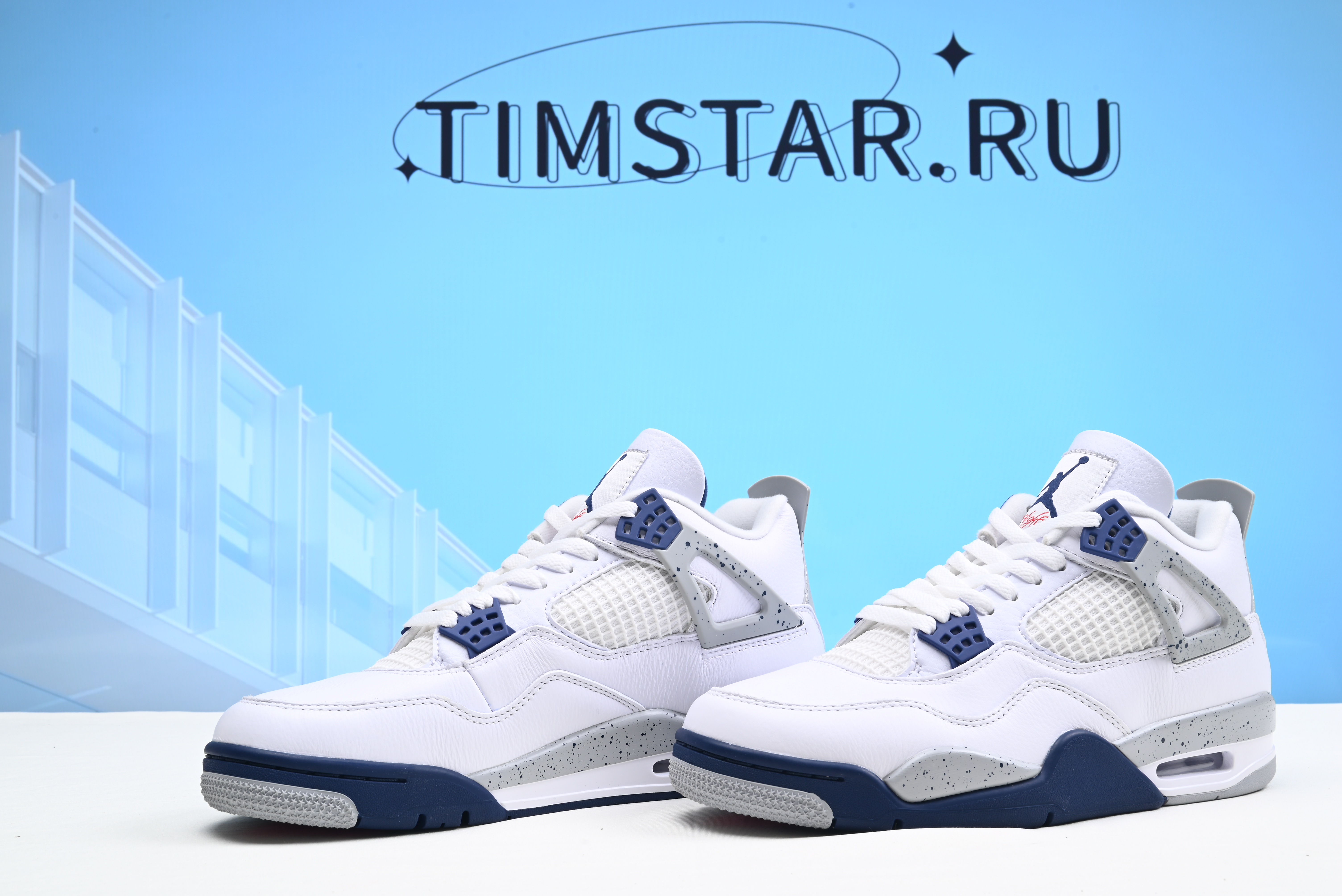 Jordan 4 Retro White Midnight Navy DH6927-140