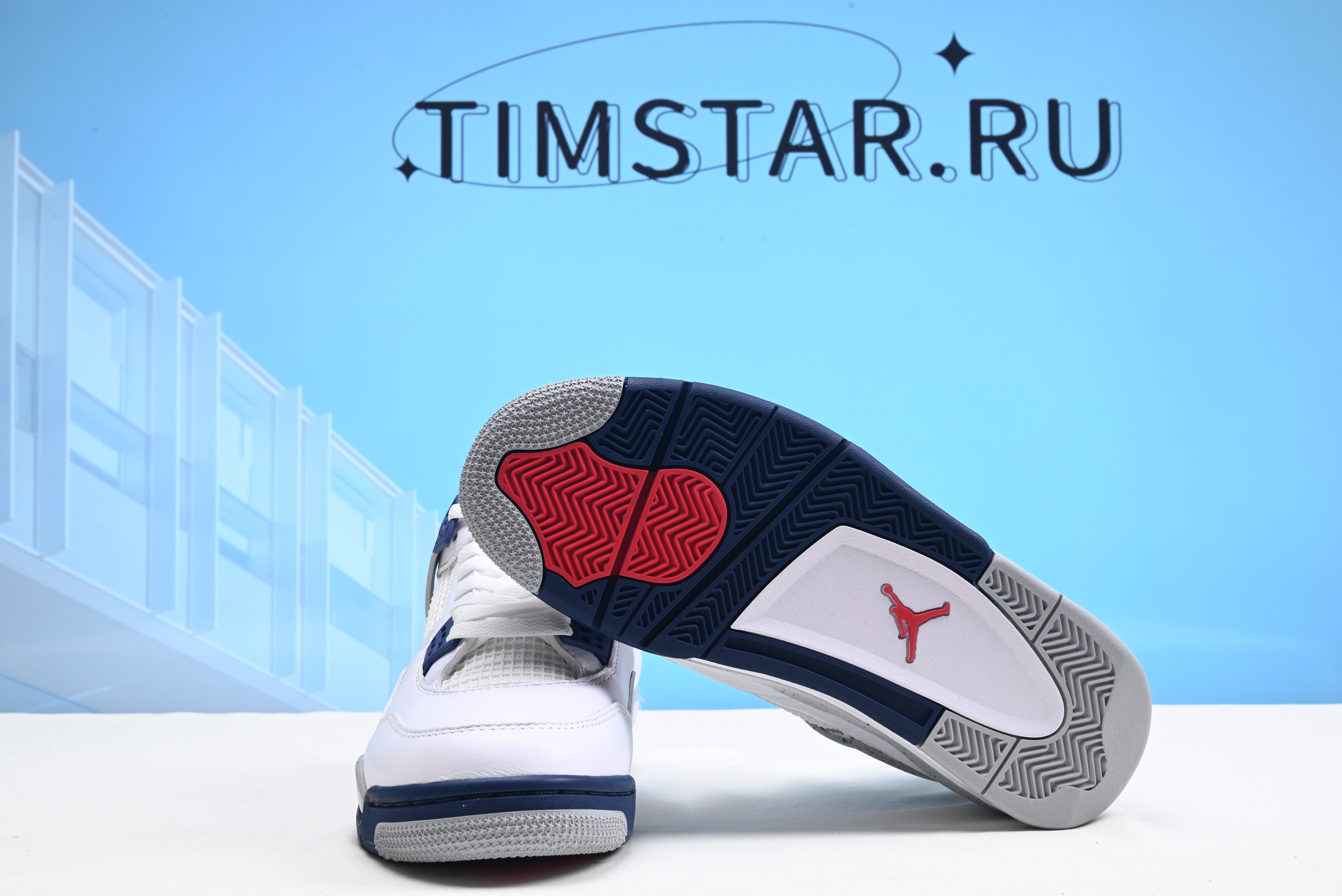 Jordan 4 Retro White Midnight Navy  DH6927-140