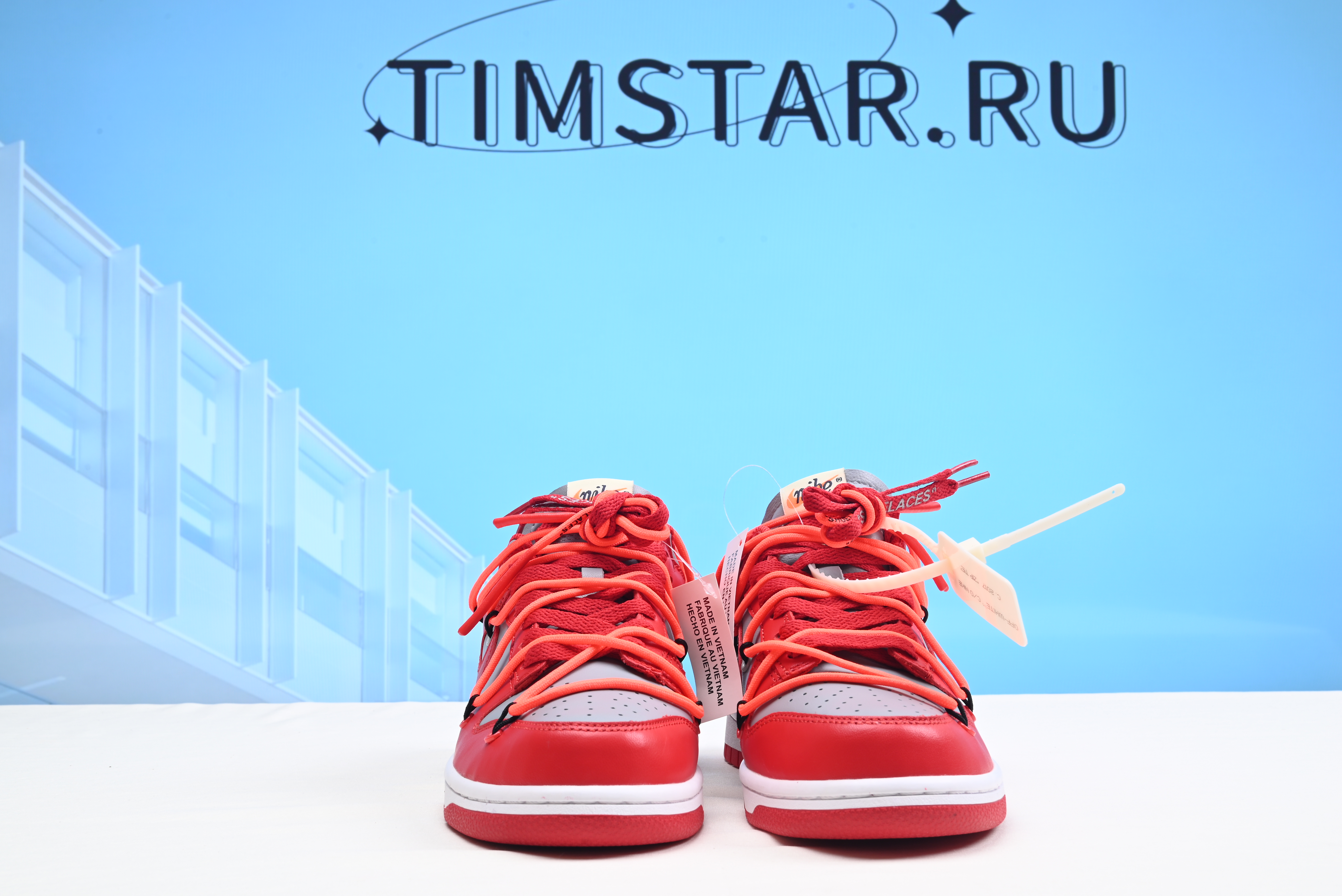 Nike Dunk Low Off-White University Red CT0856-600