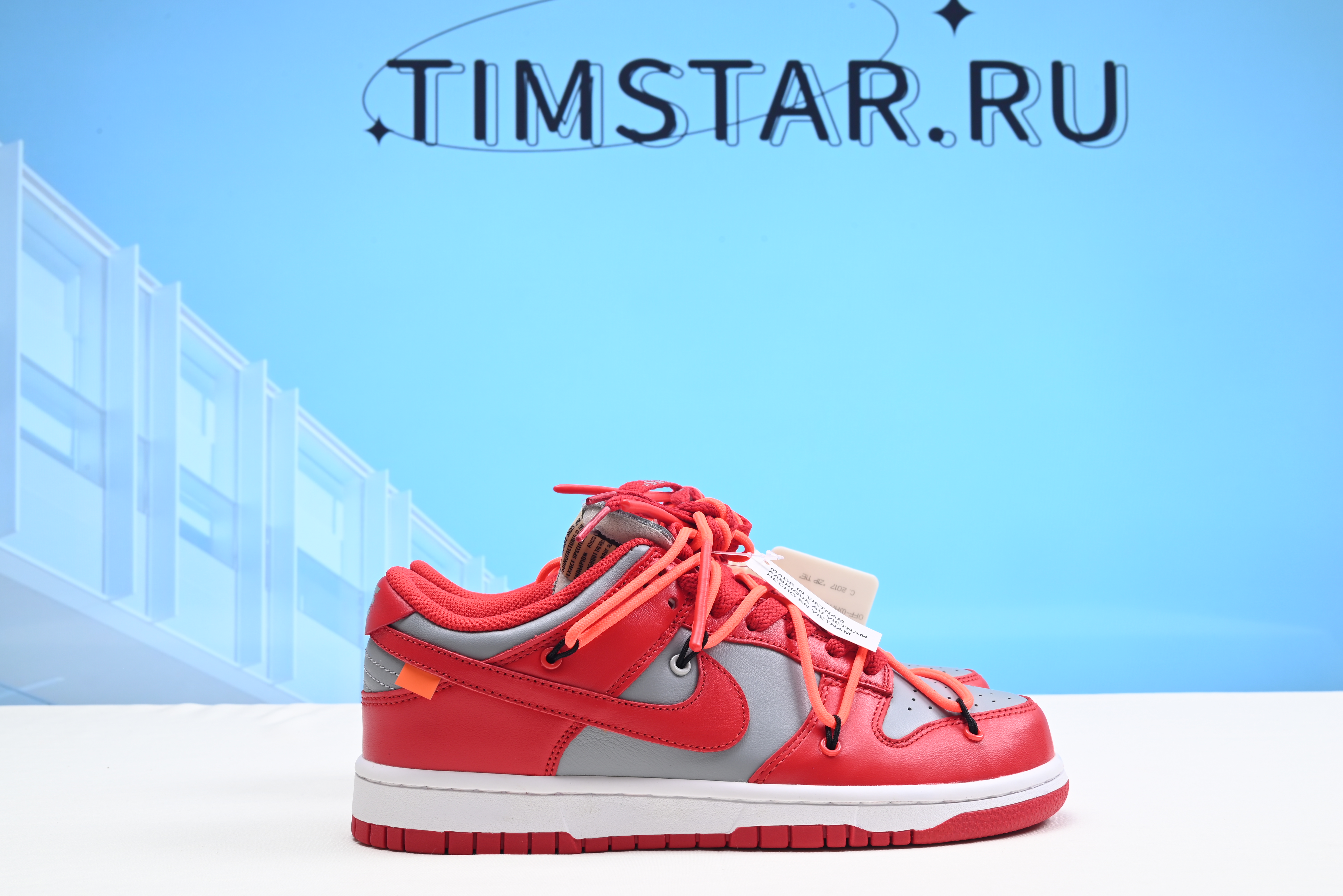 Nike Dunk Low Off-White University Red CT0856-600