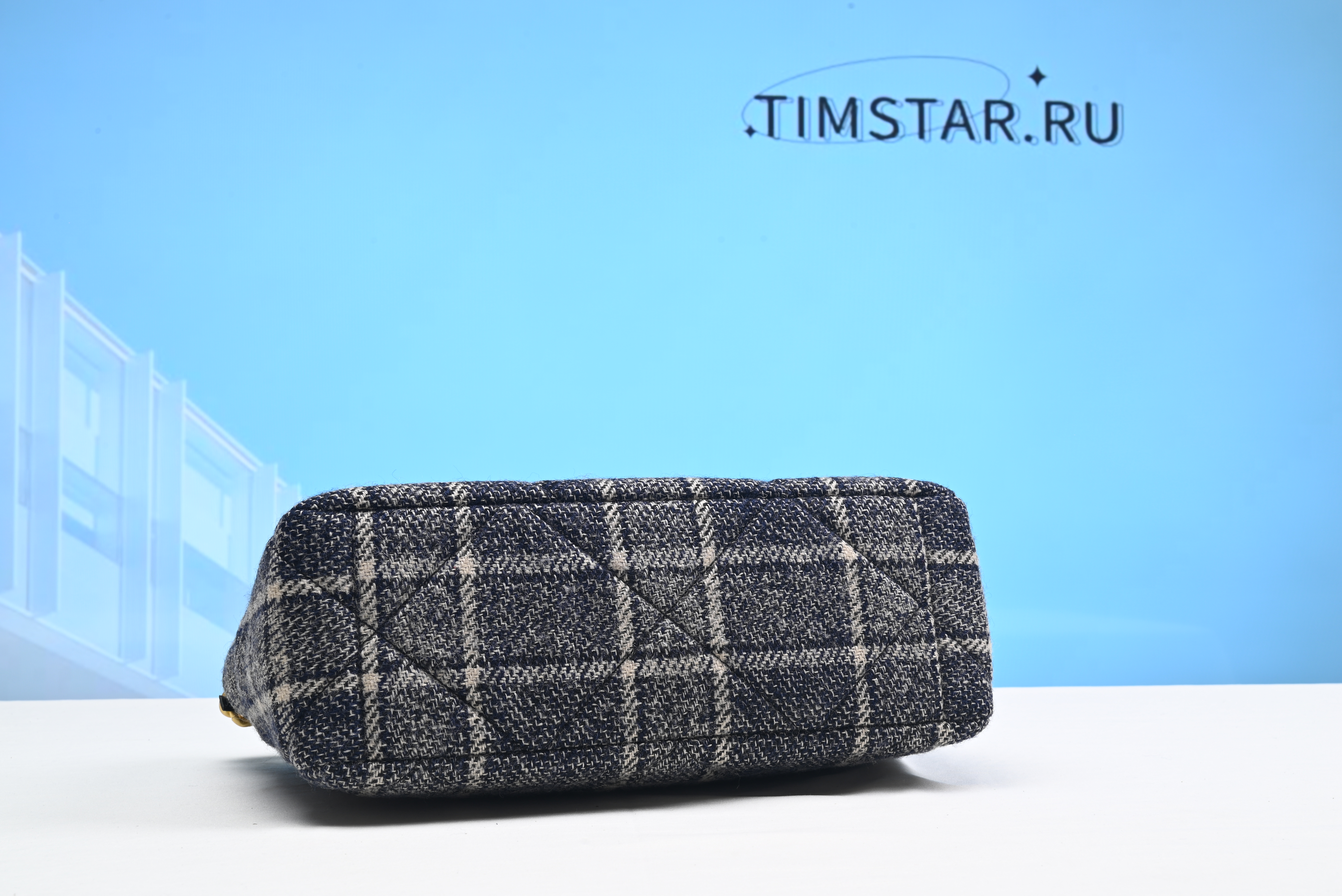 Channe1 Checkered bag 25cm