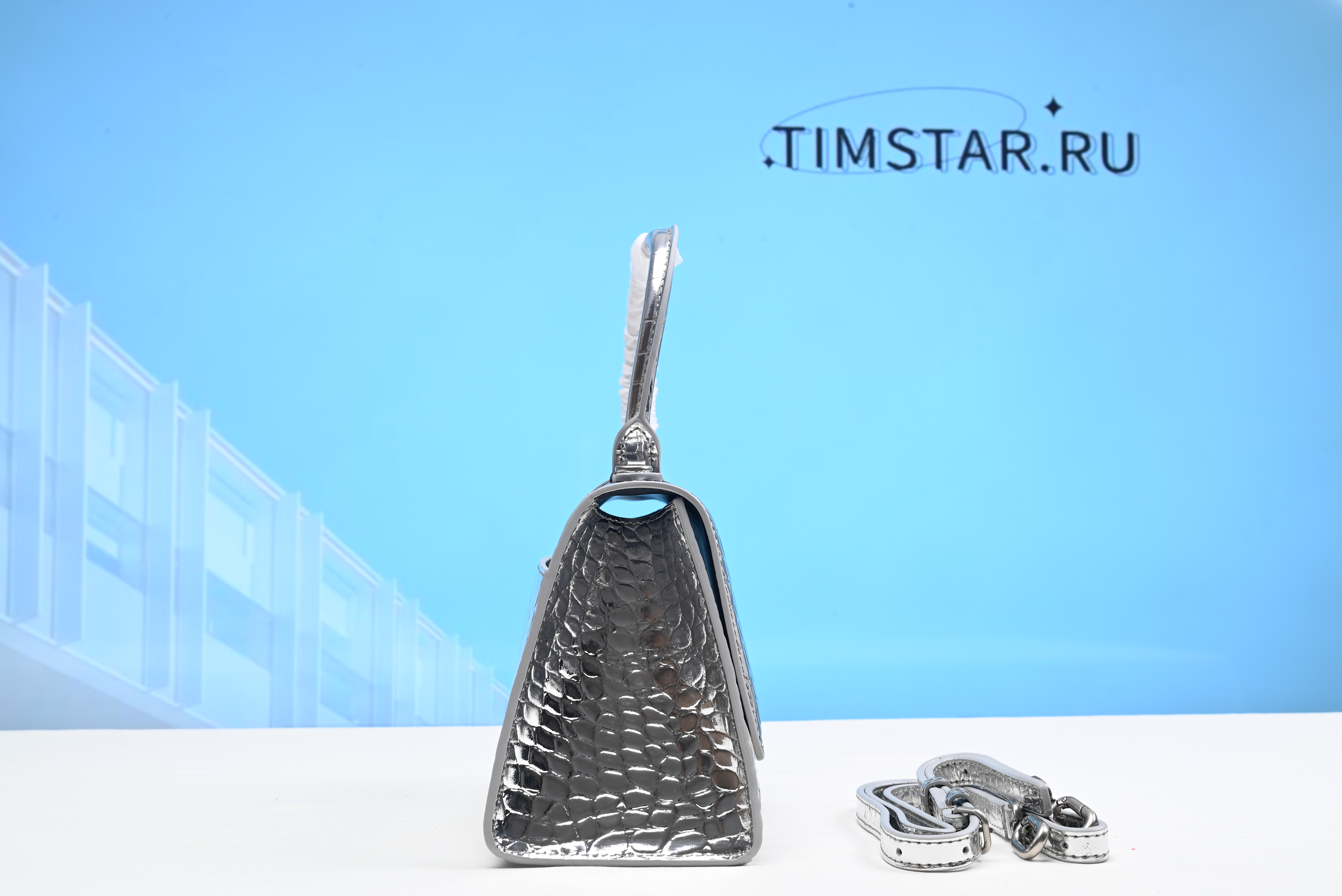 Blncig Hourglass Silver Metallic