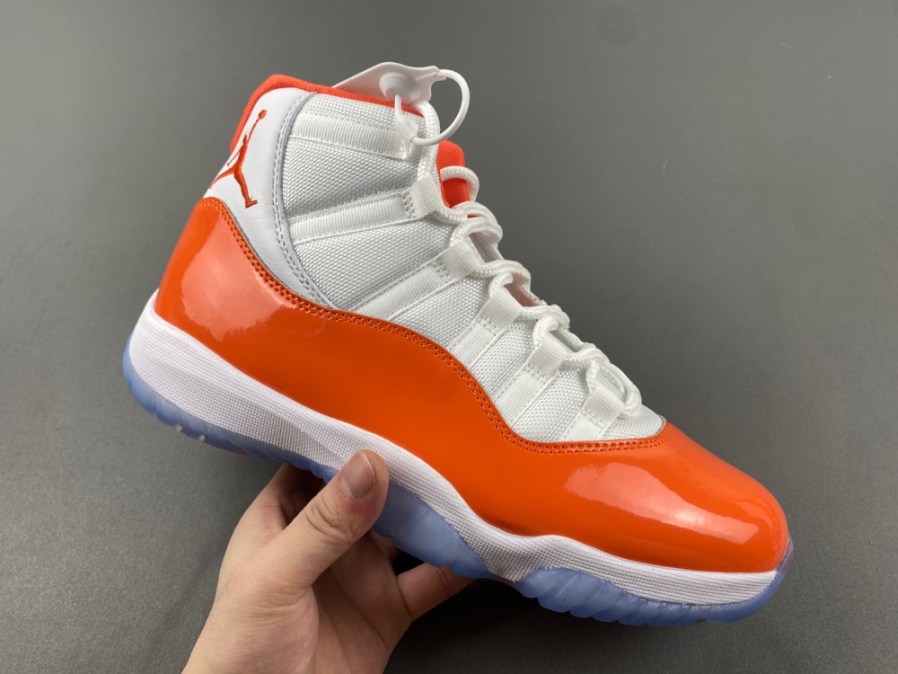 Air Jordan 11 White orange