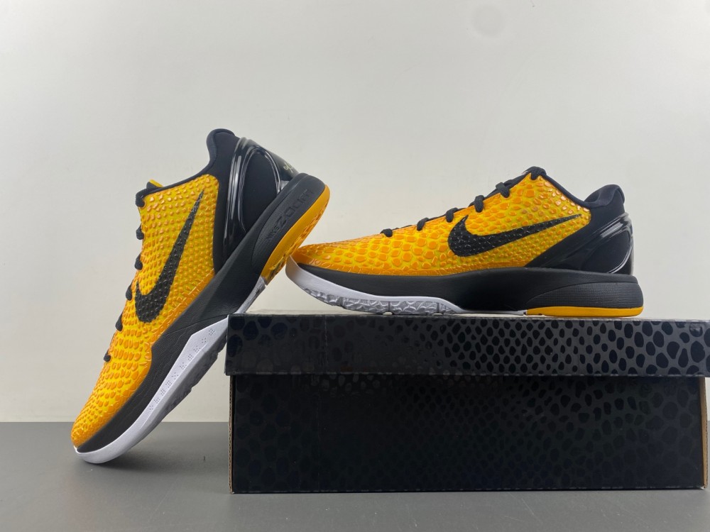 NIKE KOBE 6 PROTRO “LIGHTBULB” BLACK YELLOW 429659-700
