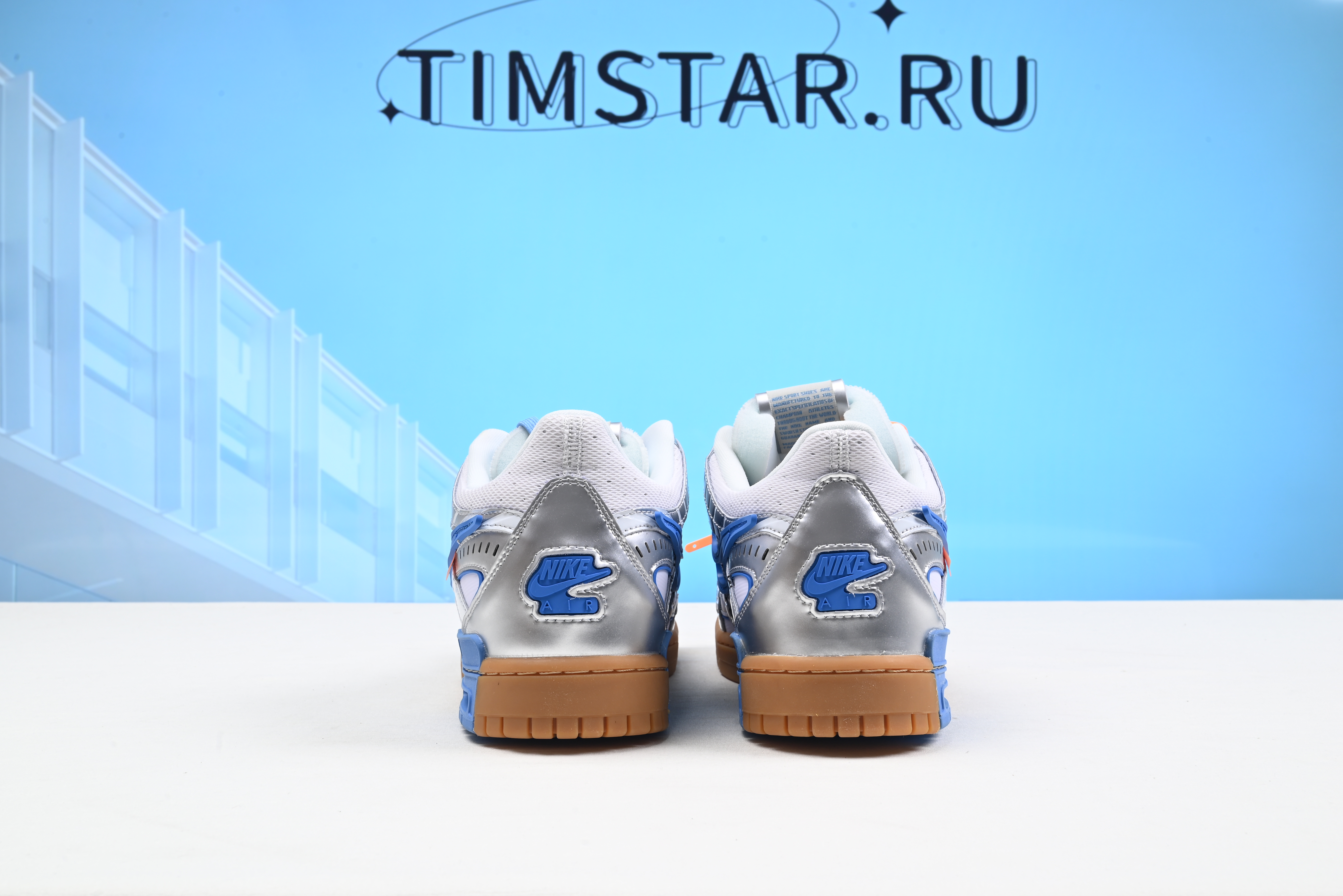 Nike Air Rubber Dunk OFF-WHITE Green Strike CU6015-100