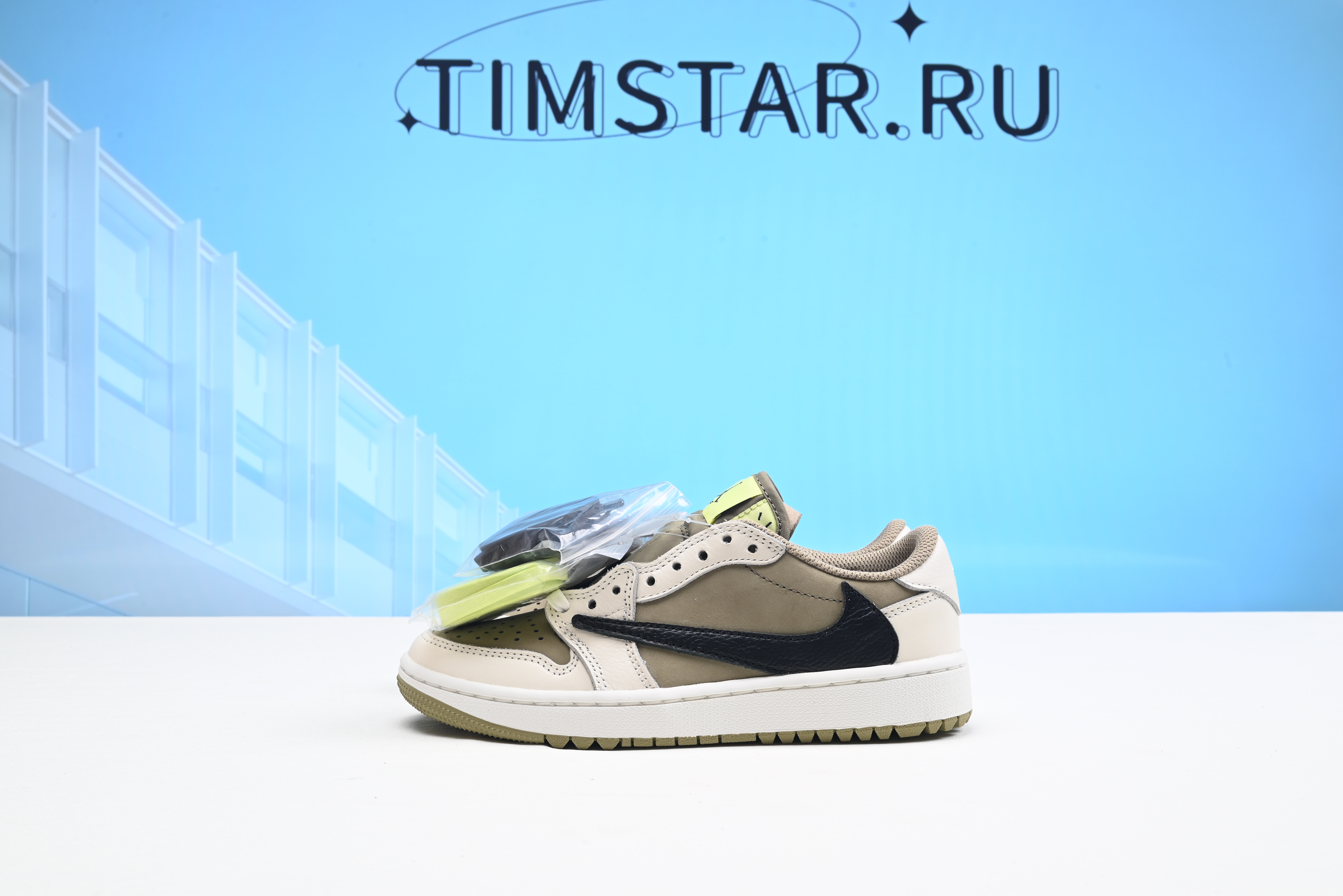 Nike Air Jordan 1 Retro Low Golf Travis Scott Neutral Olive FZ3124-200