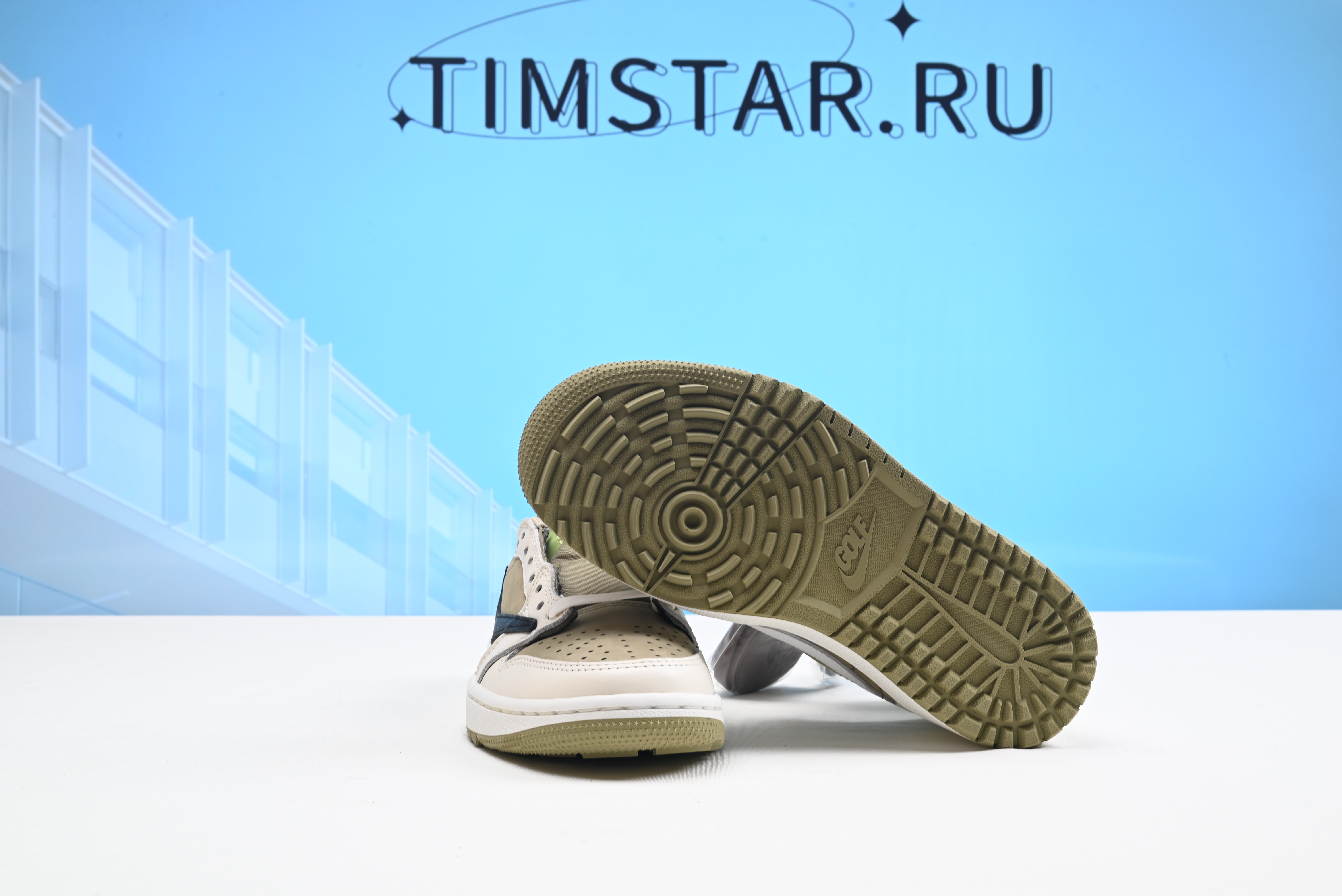 Nike Air Jordan 1 Retro Low Golf Travis Scott Neutral Olive FZ3124-200