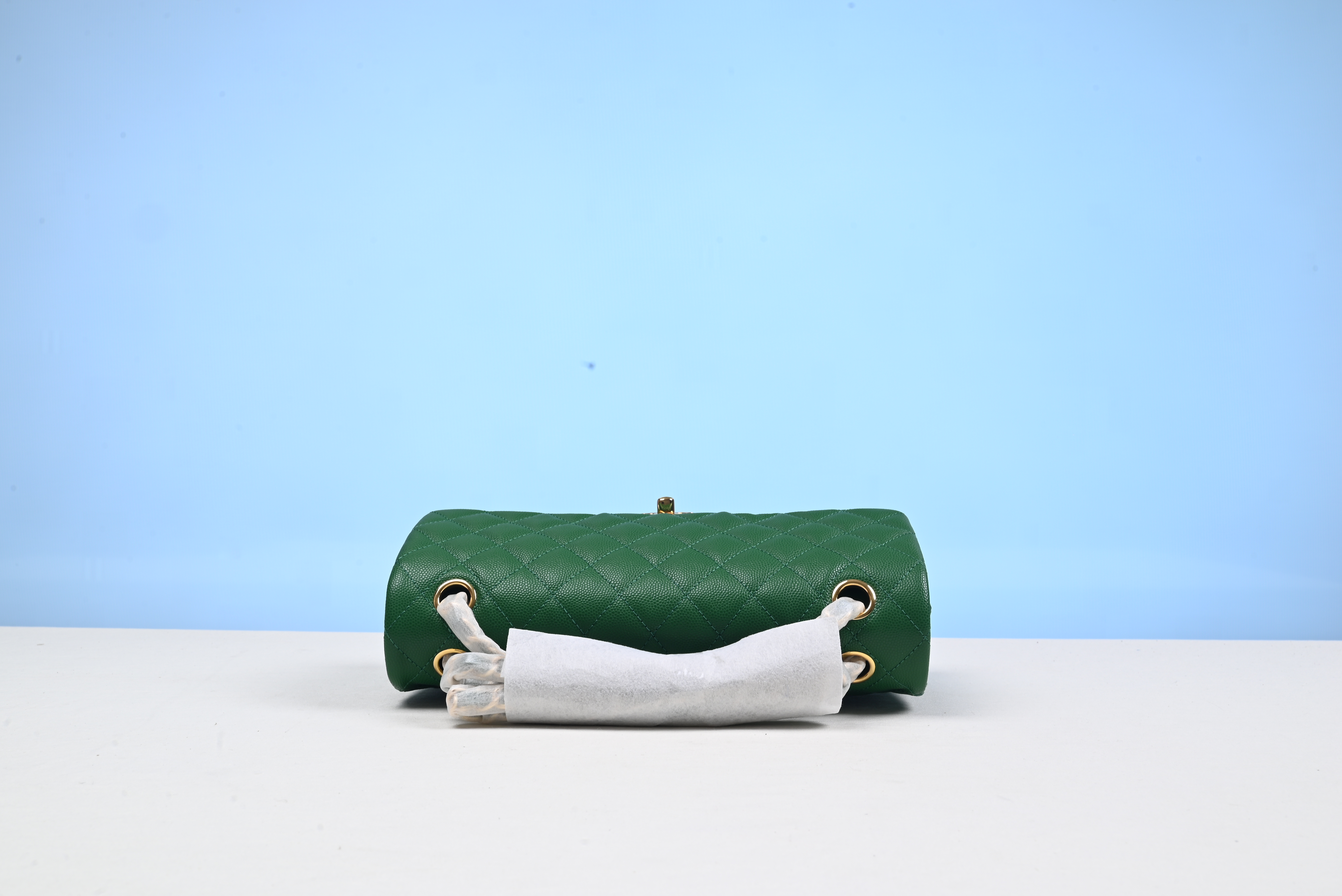 Channe1 Bag green 25cm