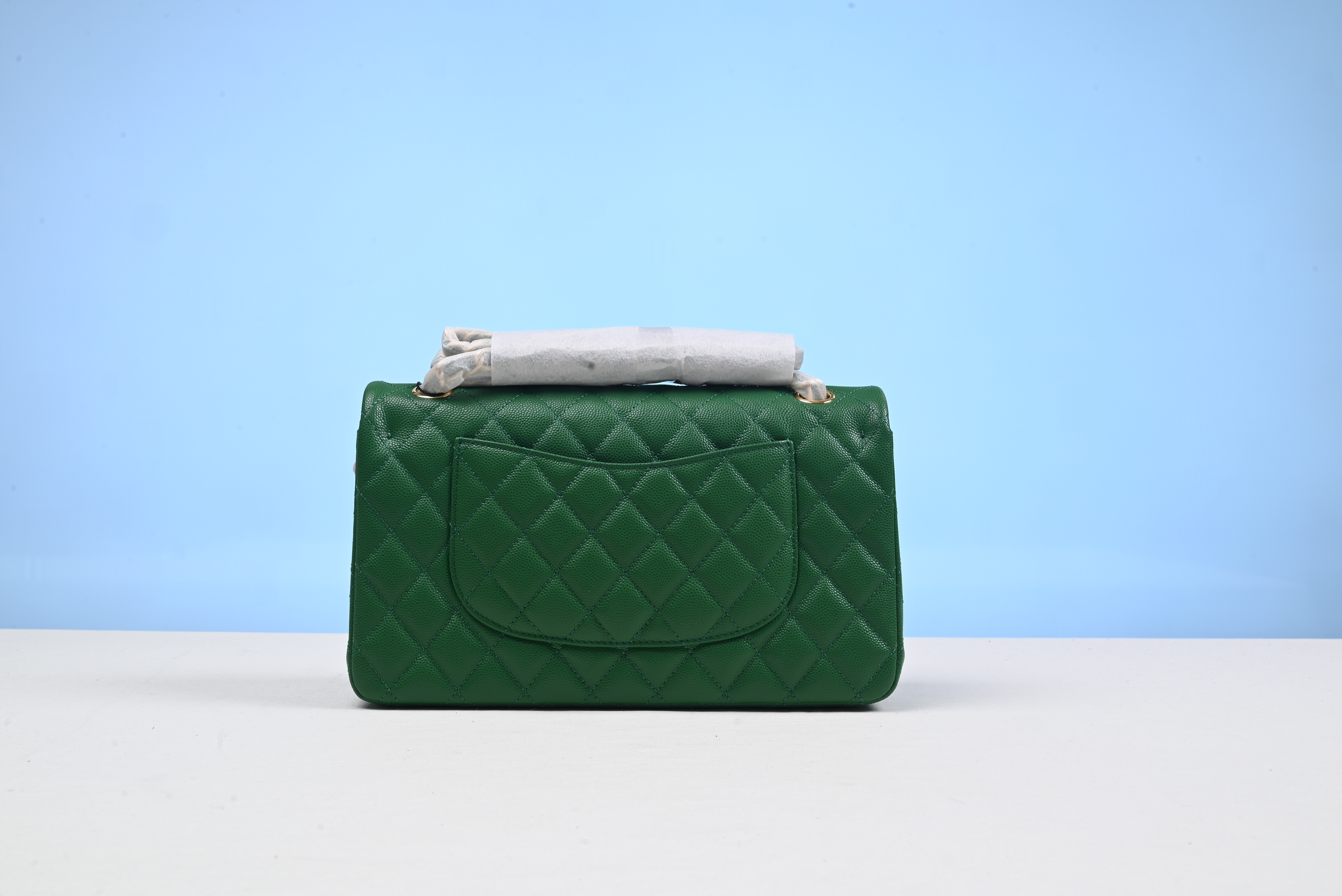 Channe1 Bag green 25cm