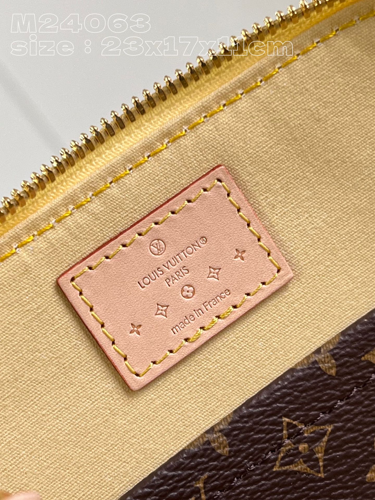 LsVttn Bag 86123234 yellow23.5cm