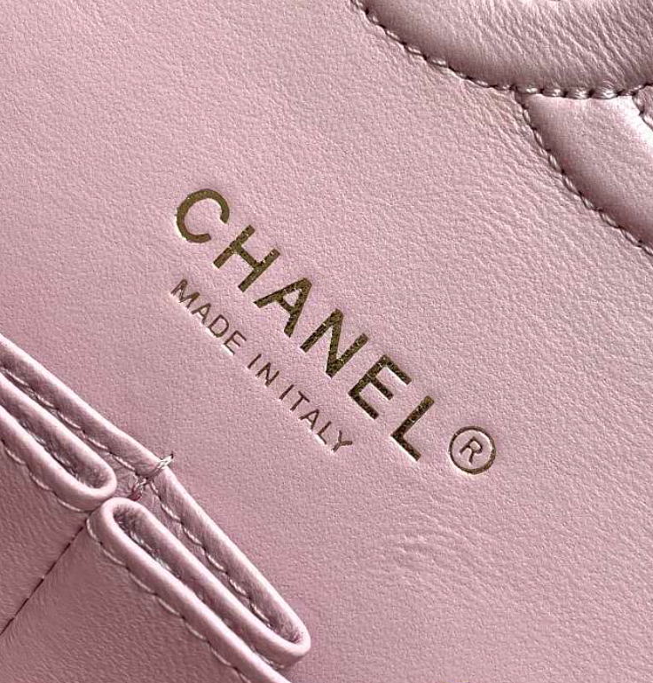 Channe1 Classic Handbag A01112 Ombre Purple & Pink 25.5 cm