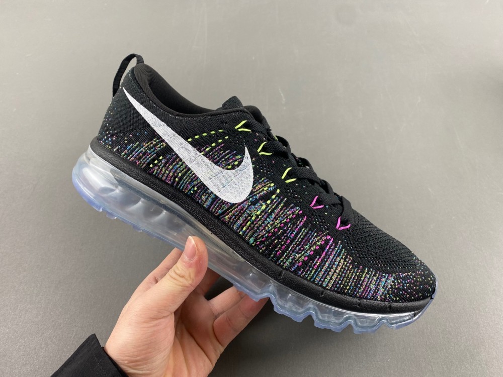 Nike Flyknit Air Max Black Multi-Color 620469-015