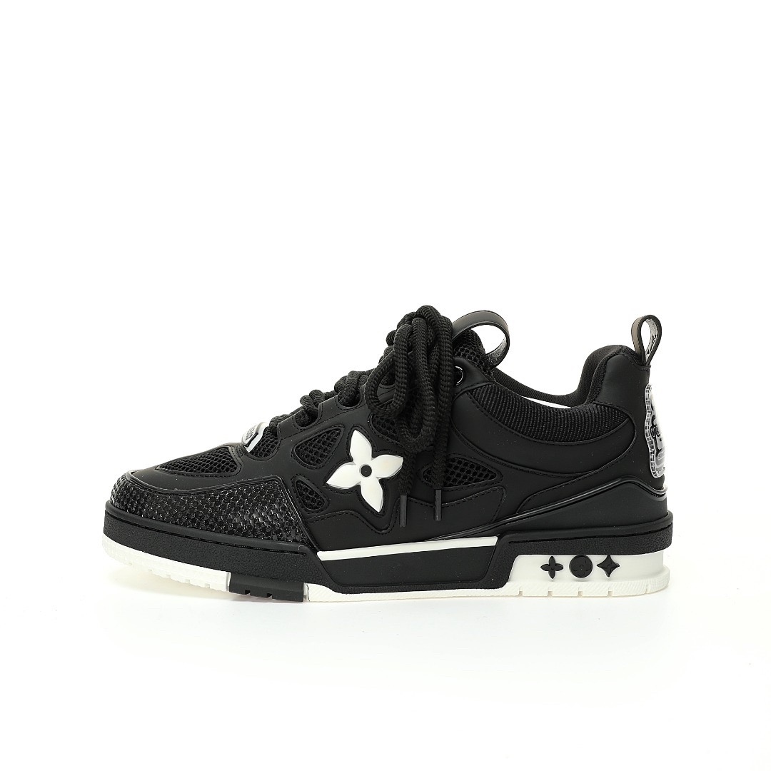 Louis Vuitton Skate Sneaker Black White