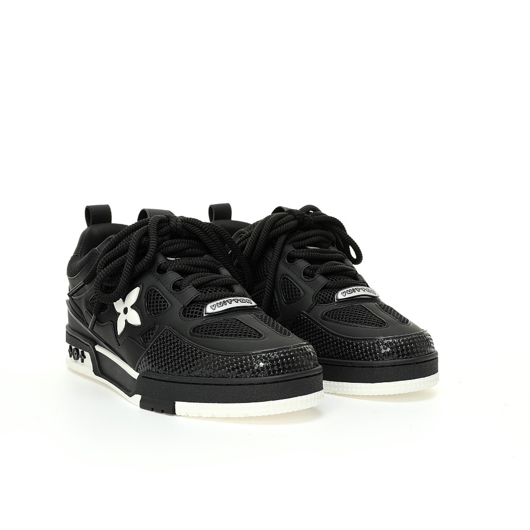Louis Vuitton Skate Sneaker Black White