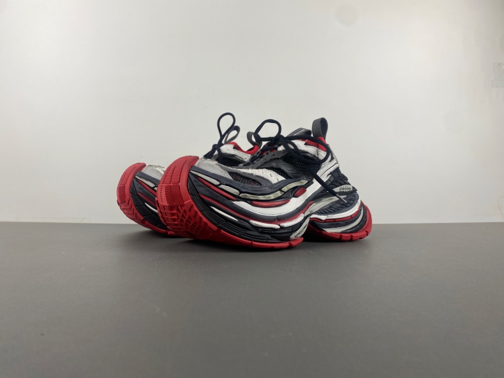 Balenciaga Platform Black red white