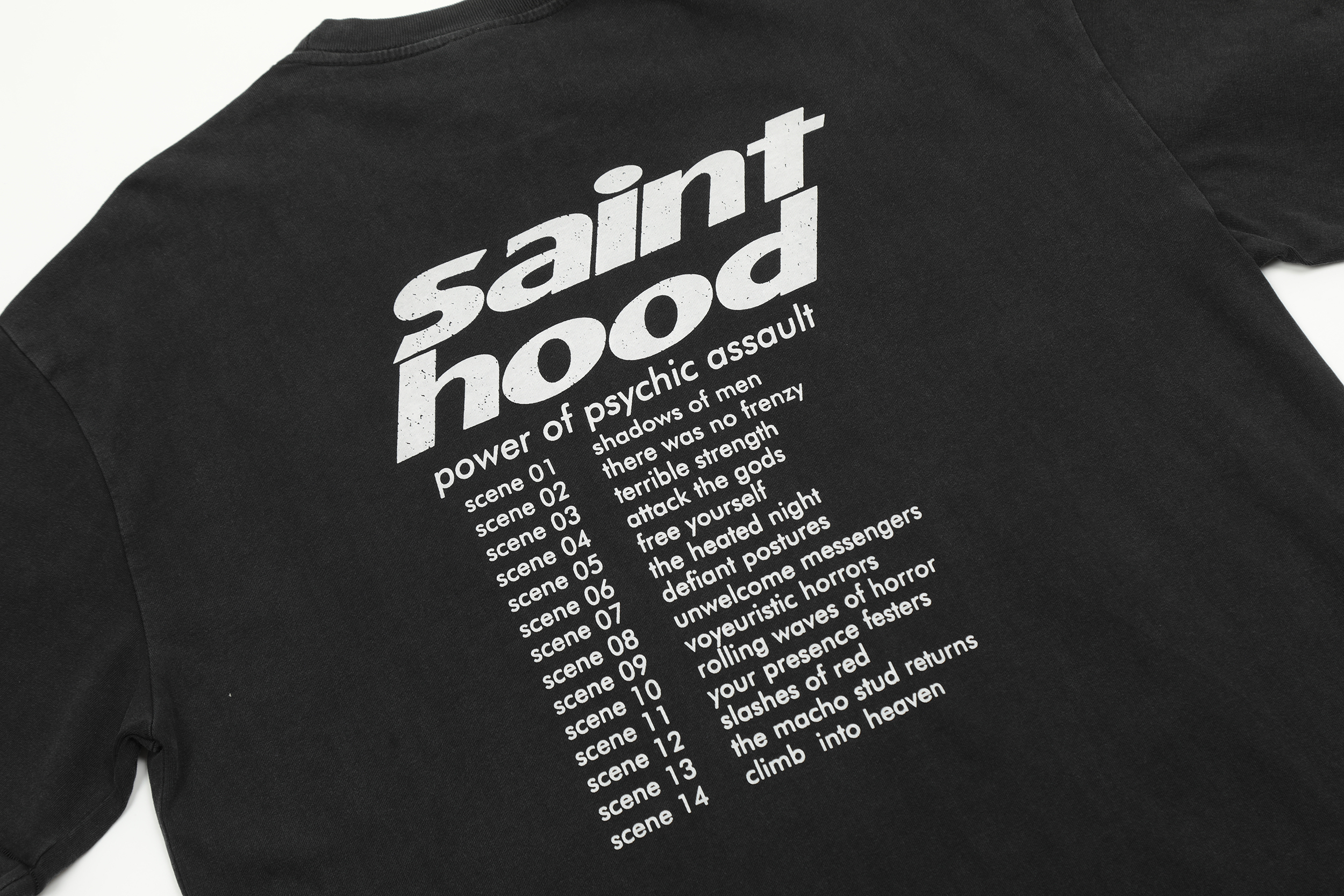 SAINT MICHAEL Vintage Black T Shirt S203