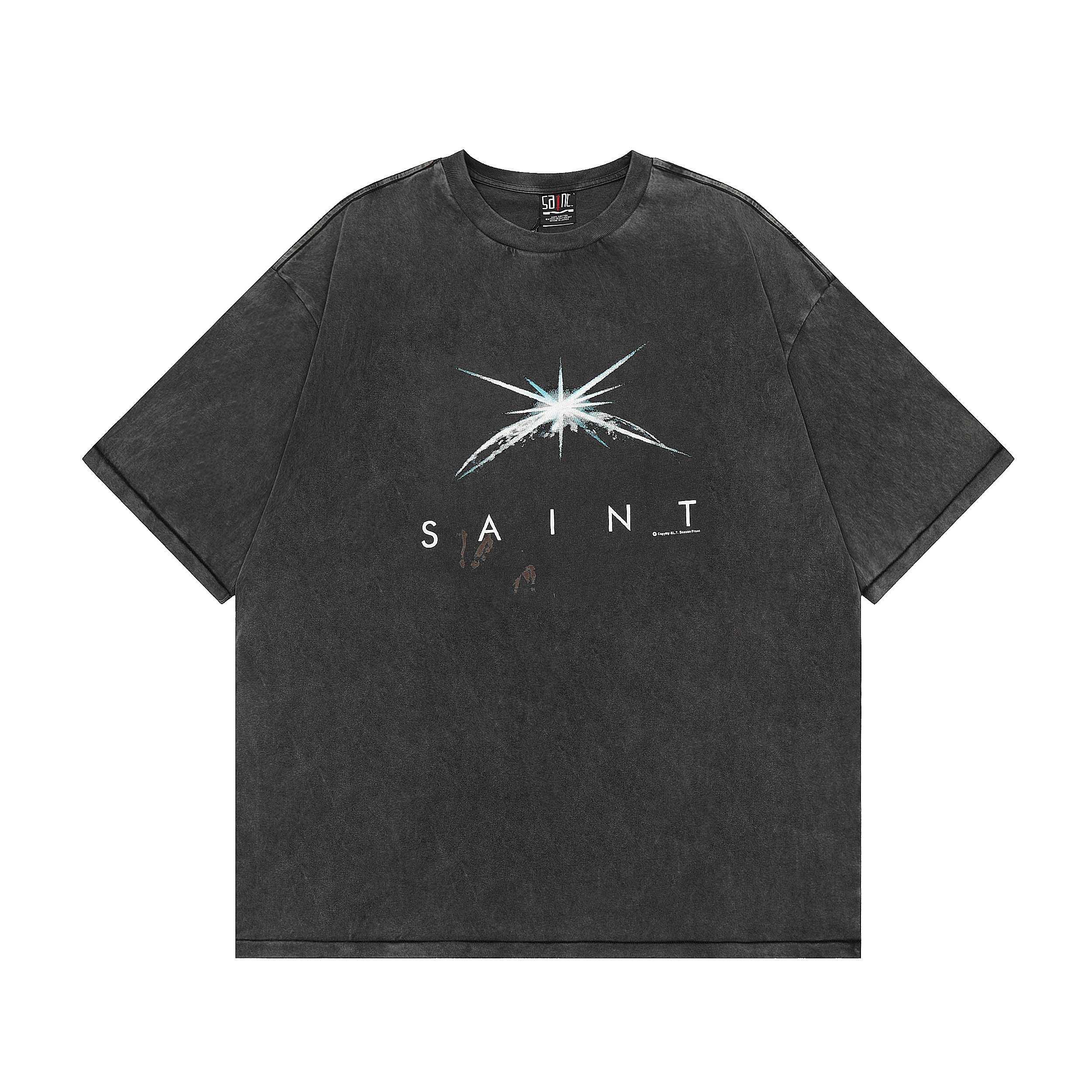 SAINT MICHAEL Vintage Black T Shirt S207