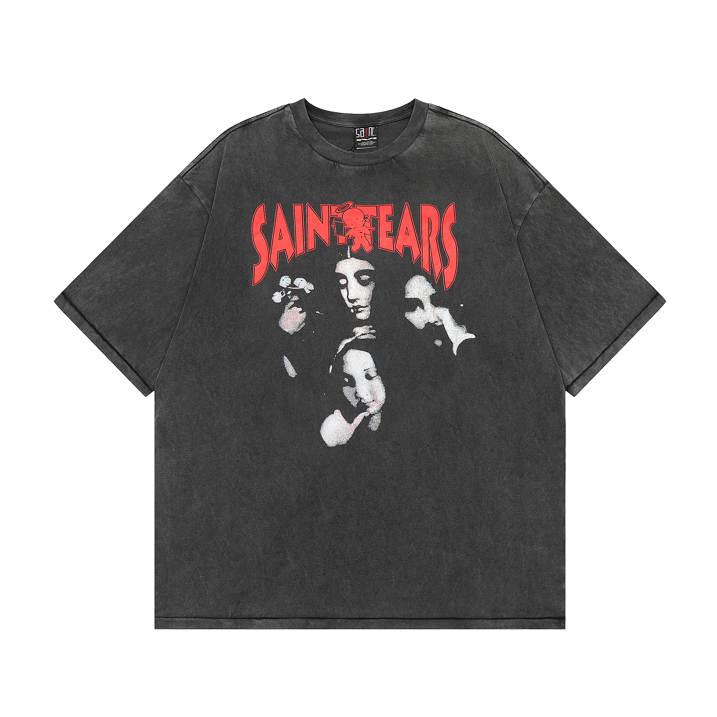 SAINT MICHAEL Vintage Black T Shirt S215