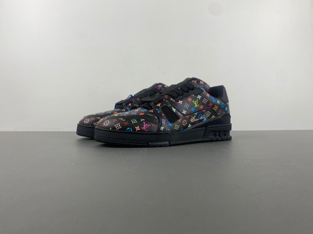Louis Vuitton LV trainer Takashi Murakami Black 1AHEKZ
