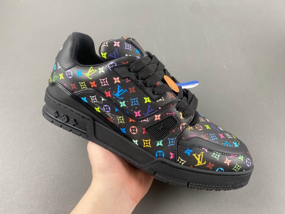 Louis Vuitton LV trainer Takashi Murakami Black 1AHEKZ