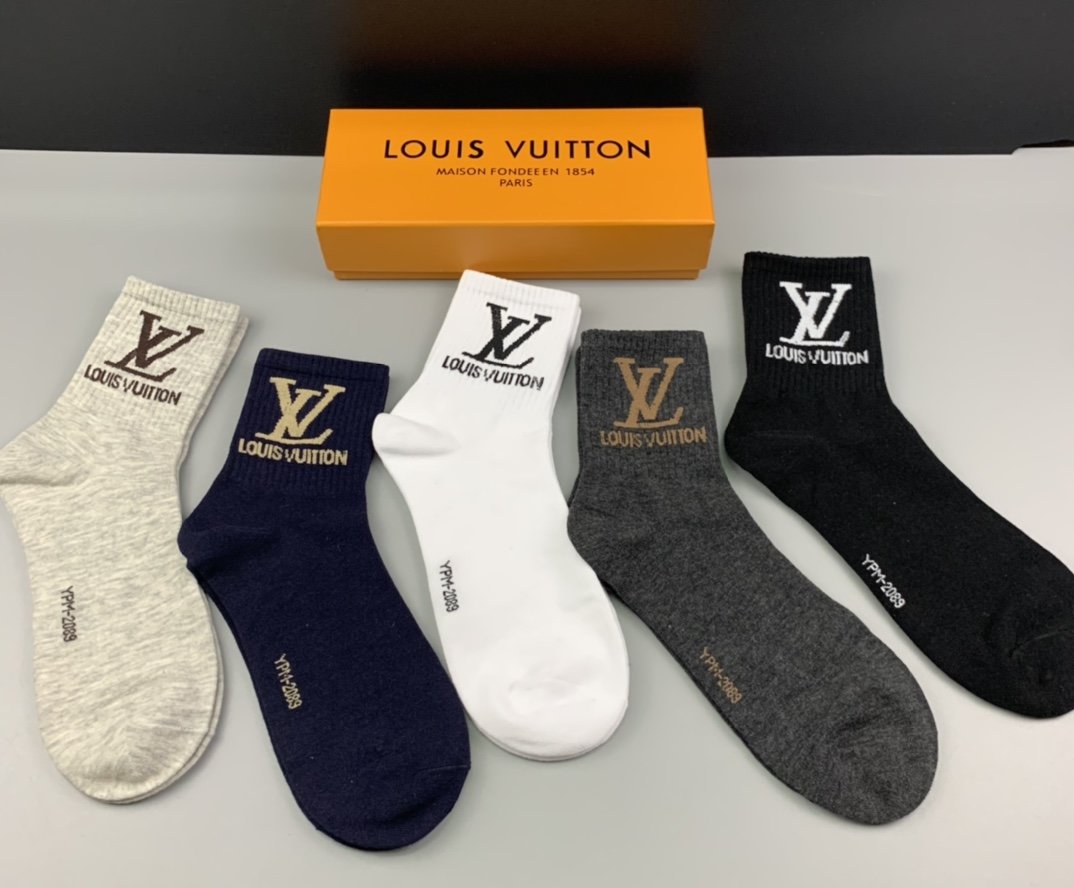 LsVttn Socks 5 pieces per box 01
