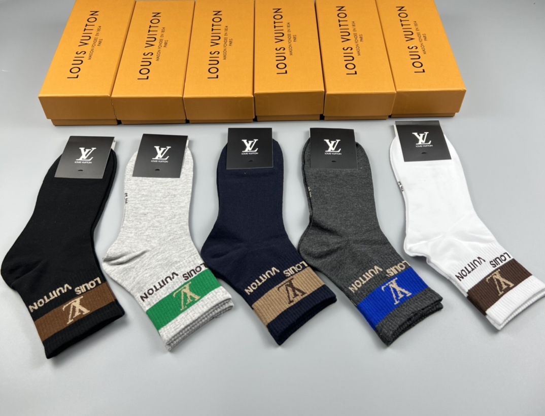 LsVttn Socks 5 pieces per box 03