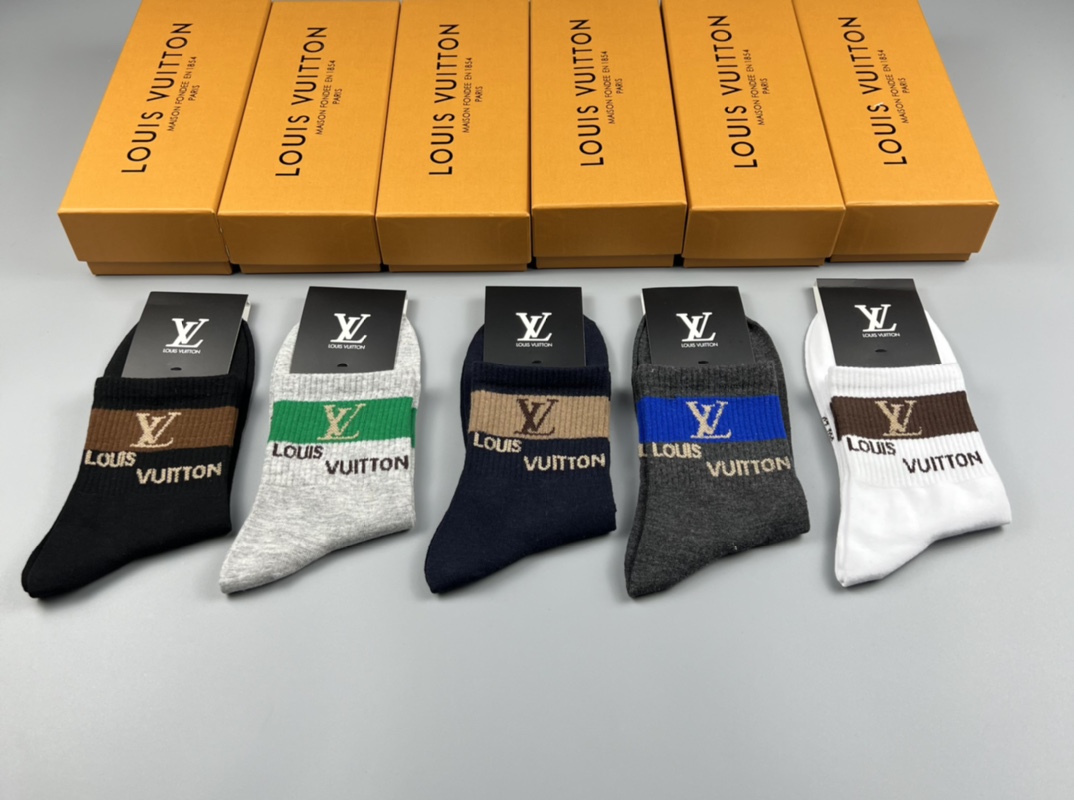 LsVttn Socks 5 pieces per box 03