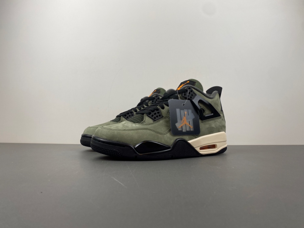 Air Jordan 4 OG Army Green Orange Black IB1519-200