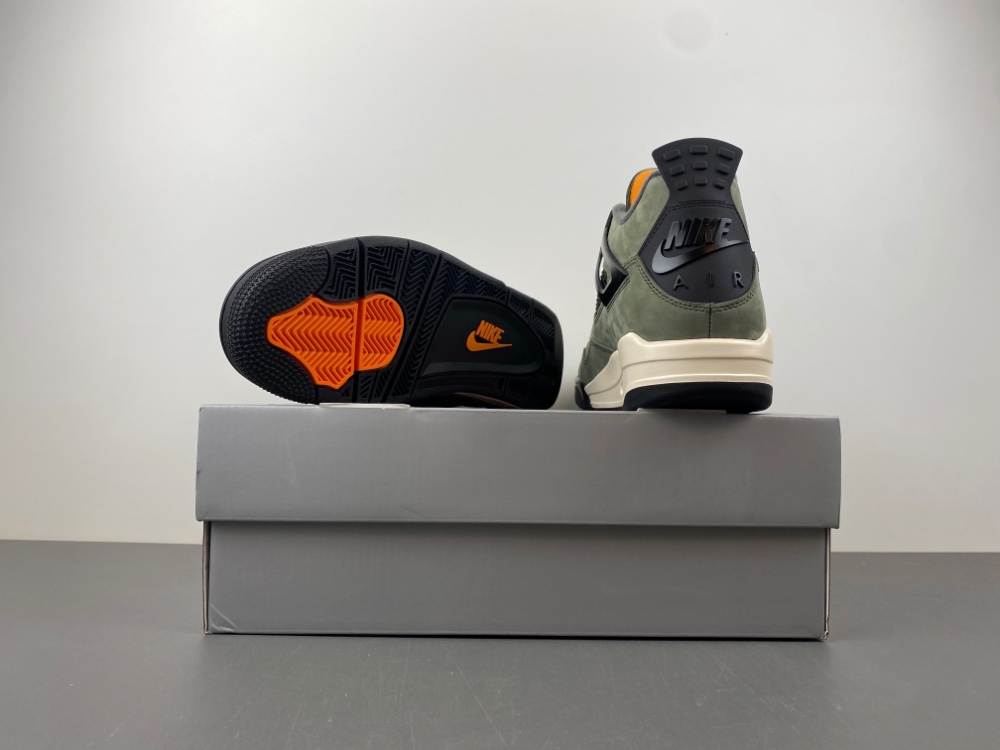 Air Jordan 4 OG Army Green Orange Black IB1519-200