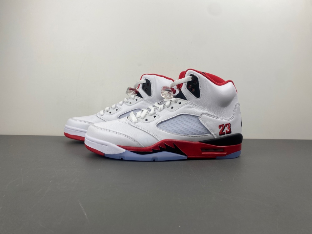 Air Jordan 5 “Fire Red Black Tongue” HQ7978-101