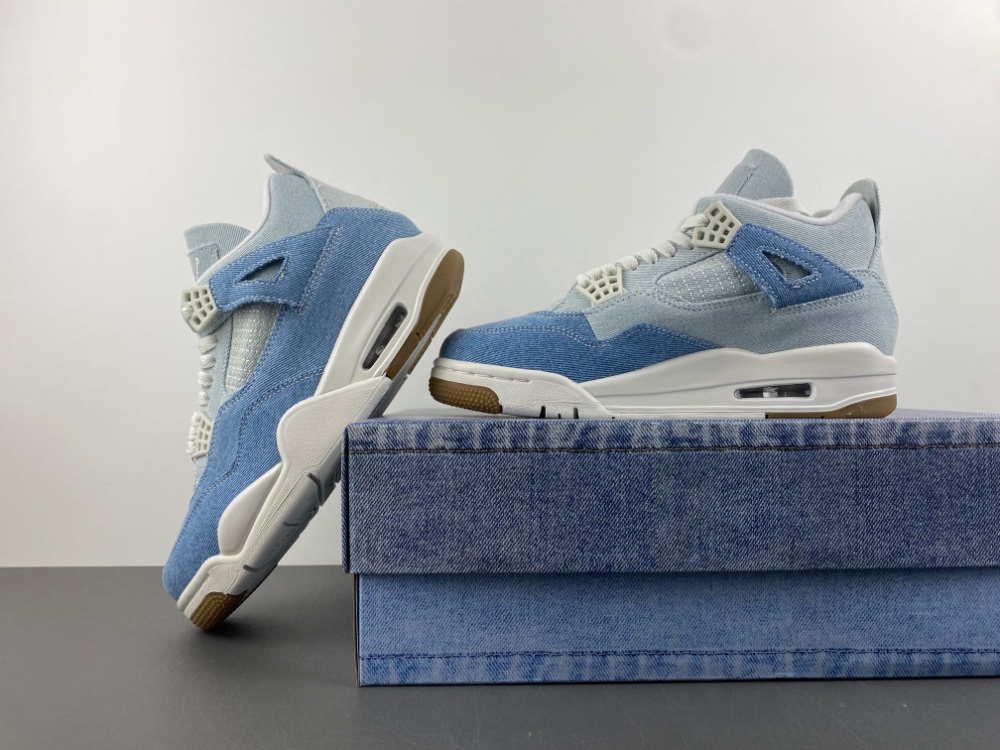 Air Jordan 4 Denim "Worn Blue” Levis IB6716-100 Timstar
