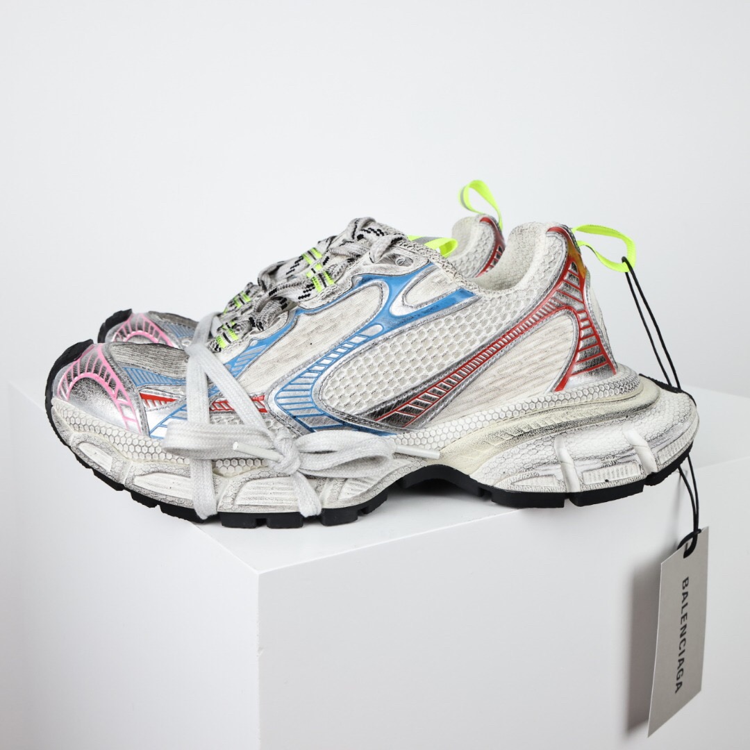 Balenciaga 3XL white pink blue shoes