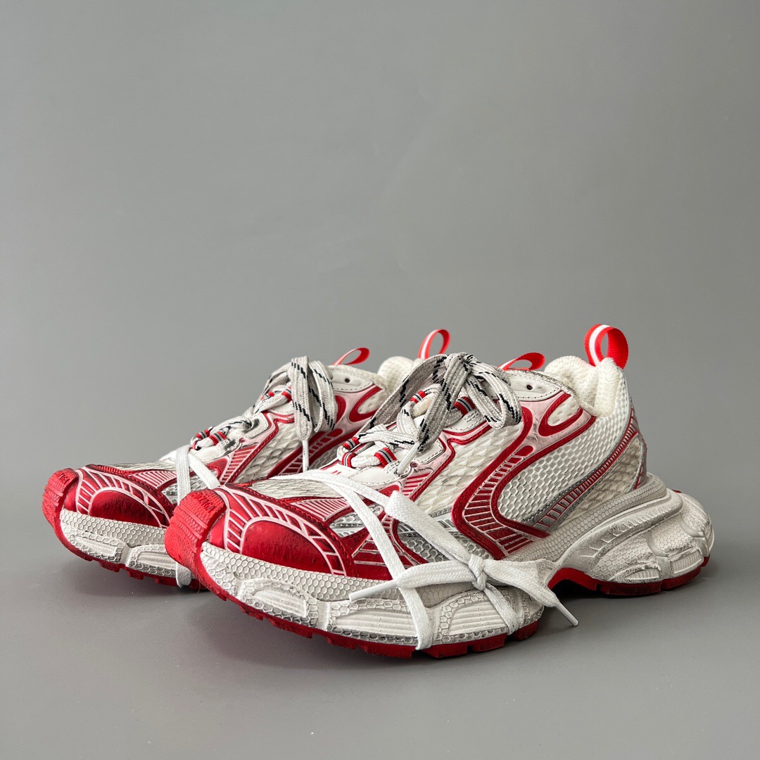 Balenciaga 3XL white red shoes
