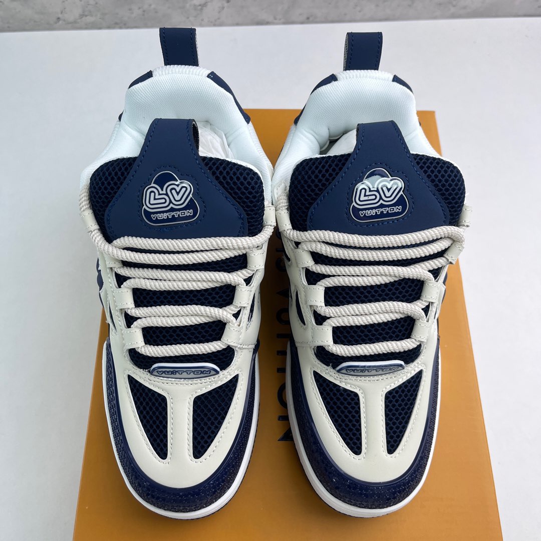 Louis Vuitto Skate blue shoes