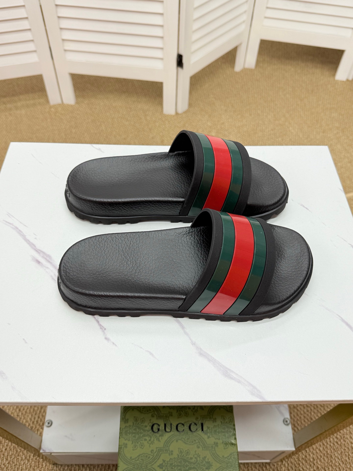 Guccii1 Web Slide Sandal