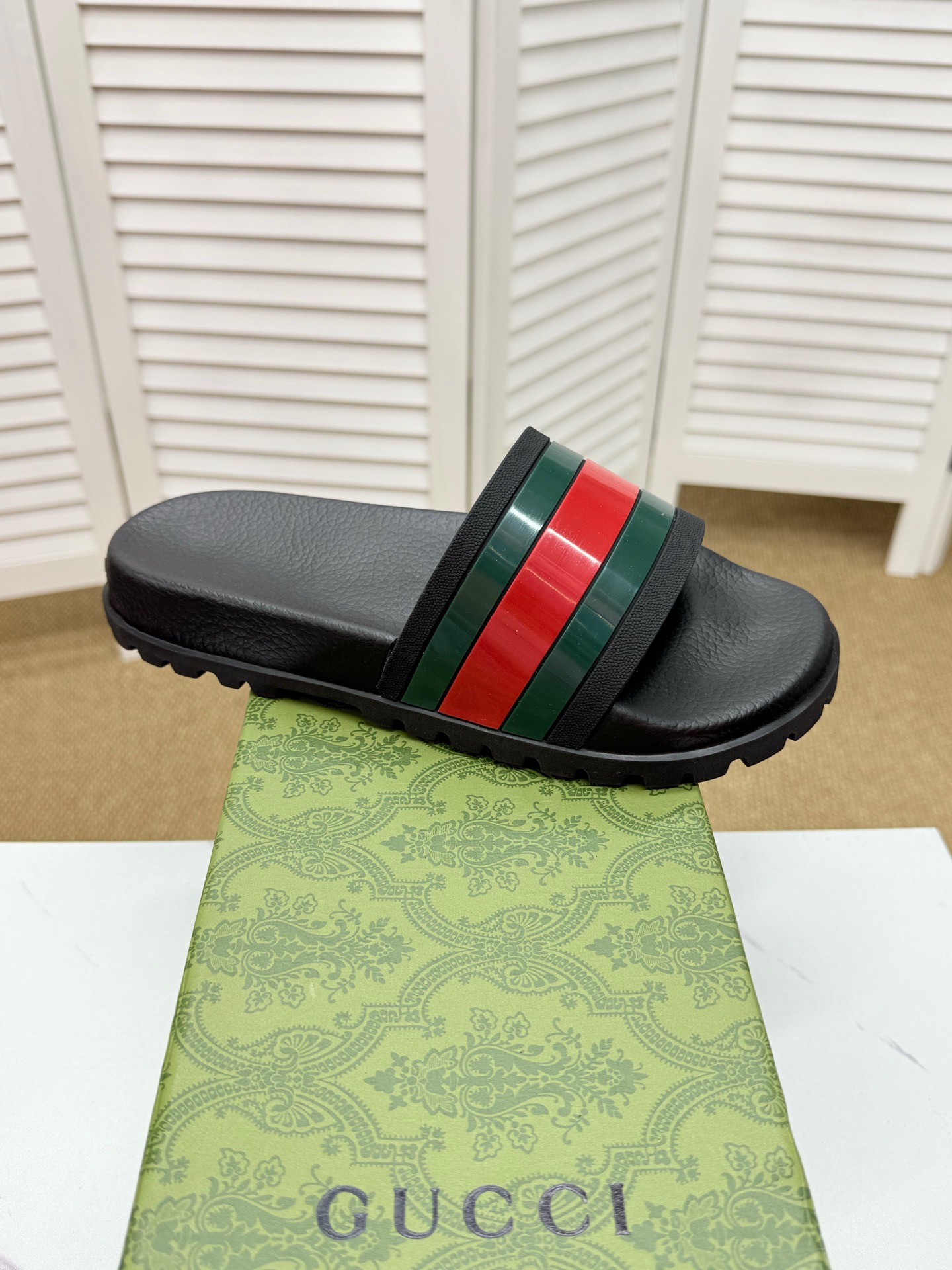 Guccii1 Web Slide Sandal