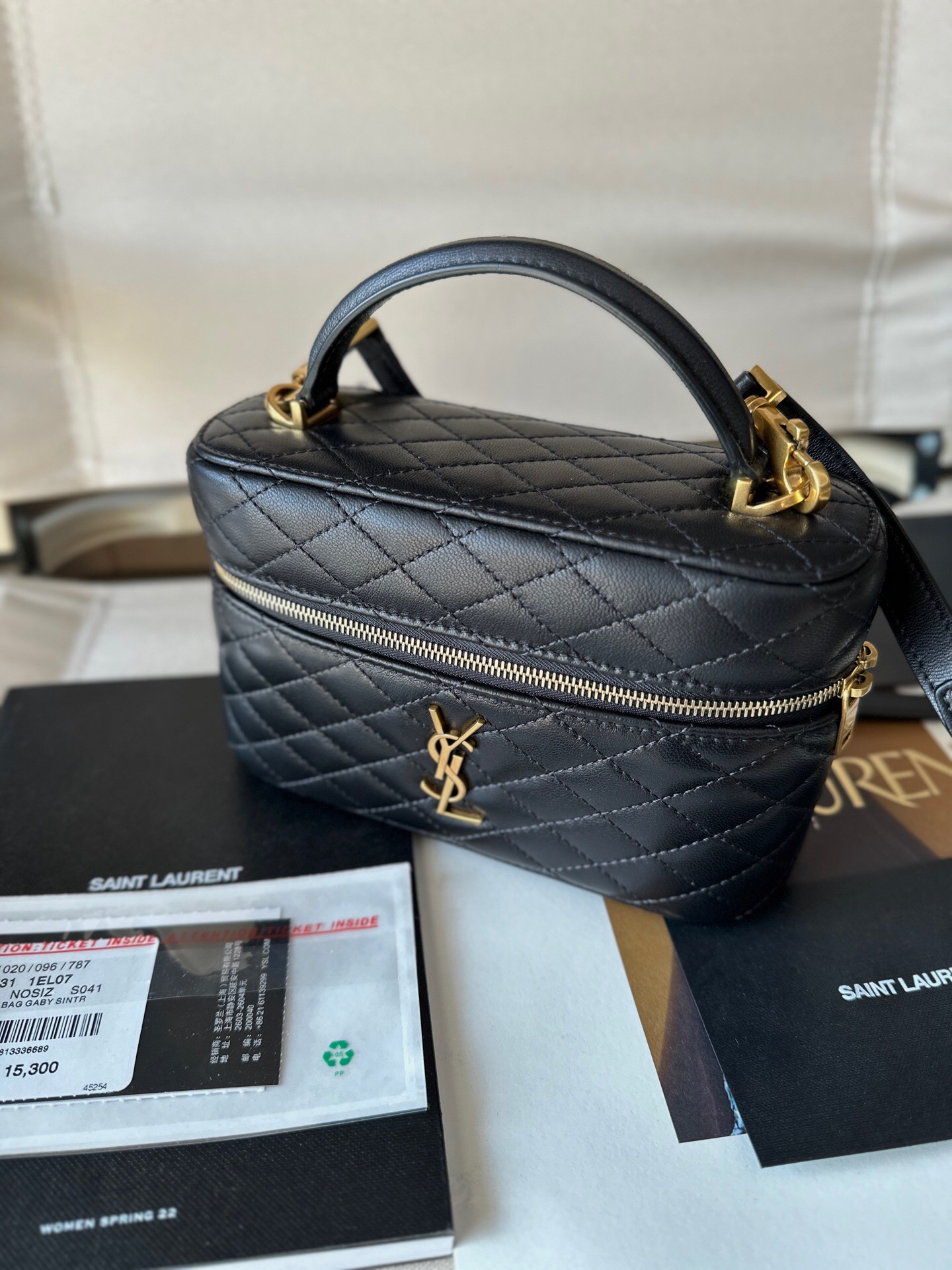 YSL bag black 18*11*6.5cm