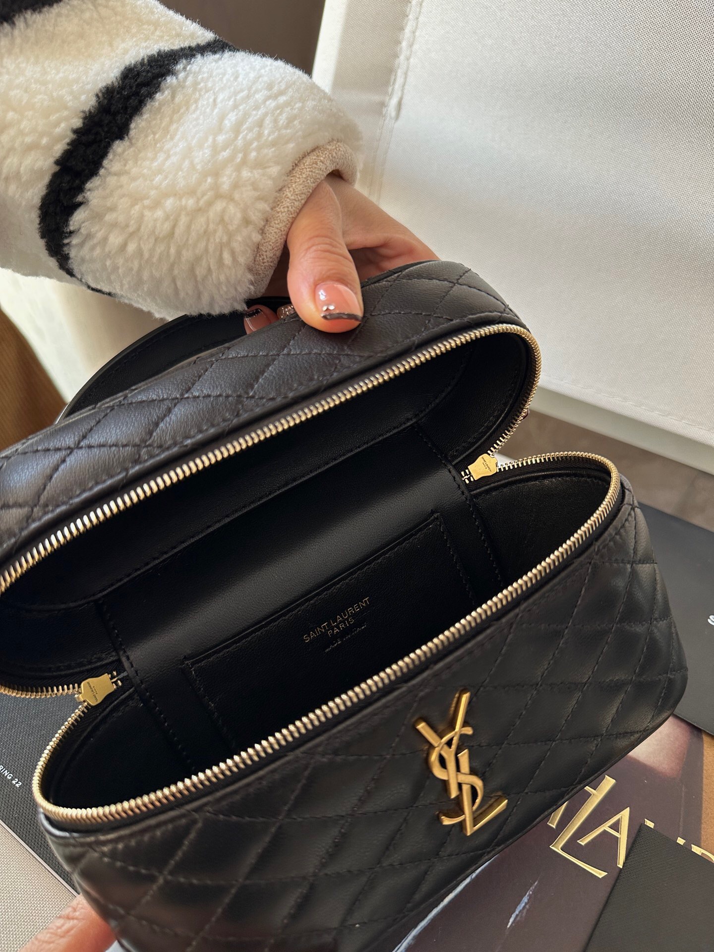 YSL bag black 18*11*6.5cm