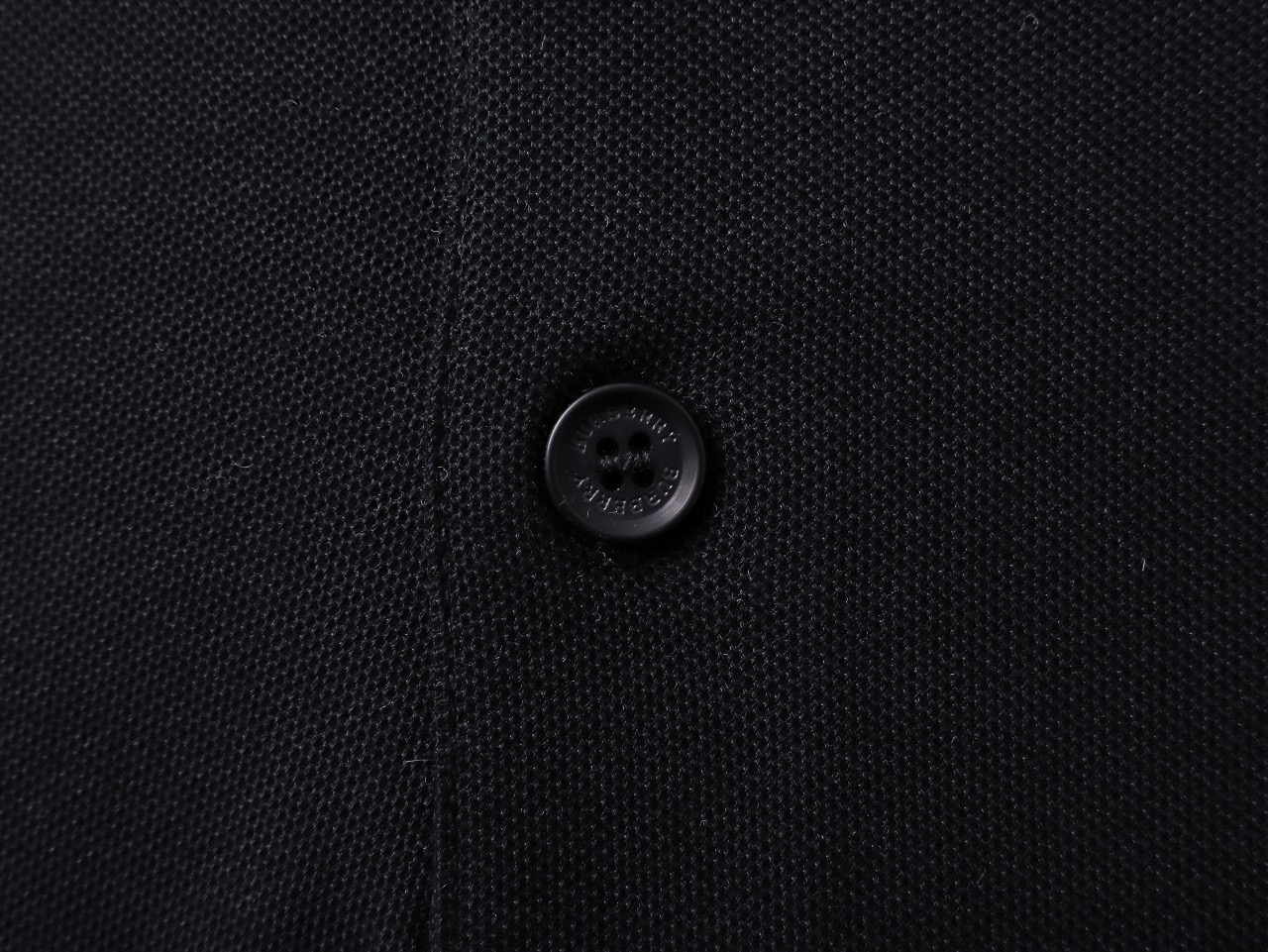 Burberry black polo shirt