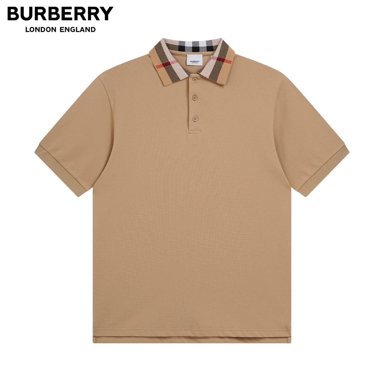 Burberry brown polo shirt