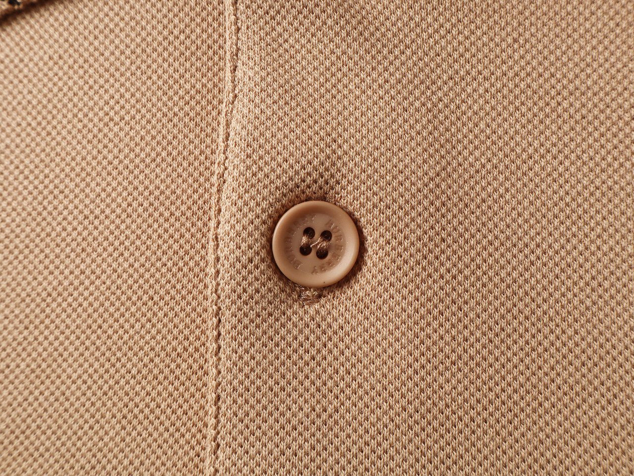 Burberry brown polo shirt