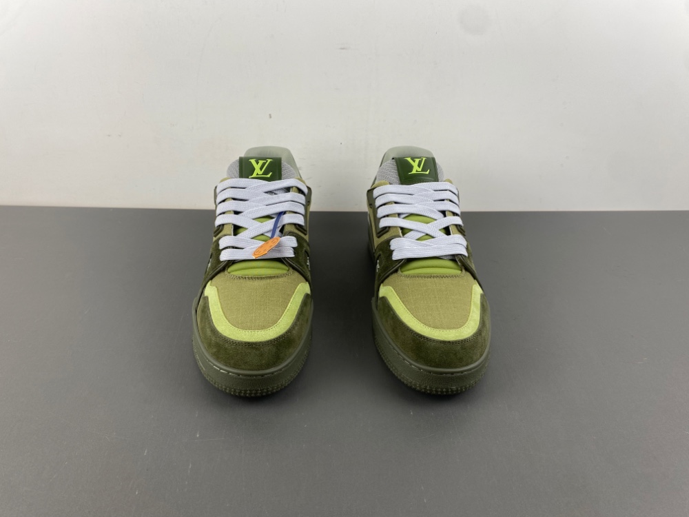 Louis Vuitton LV trainer green